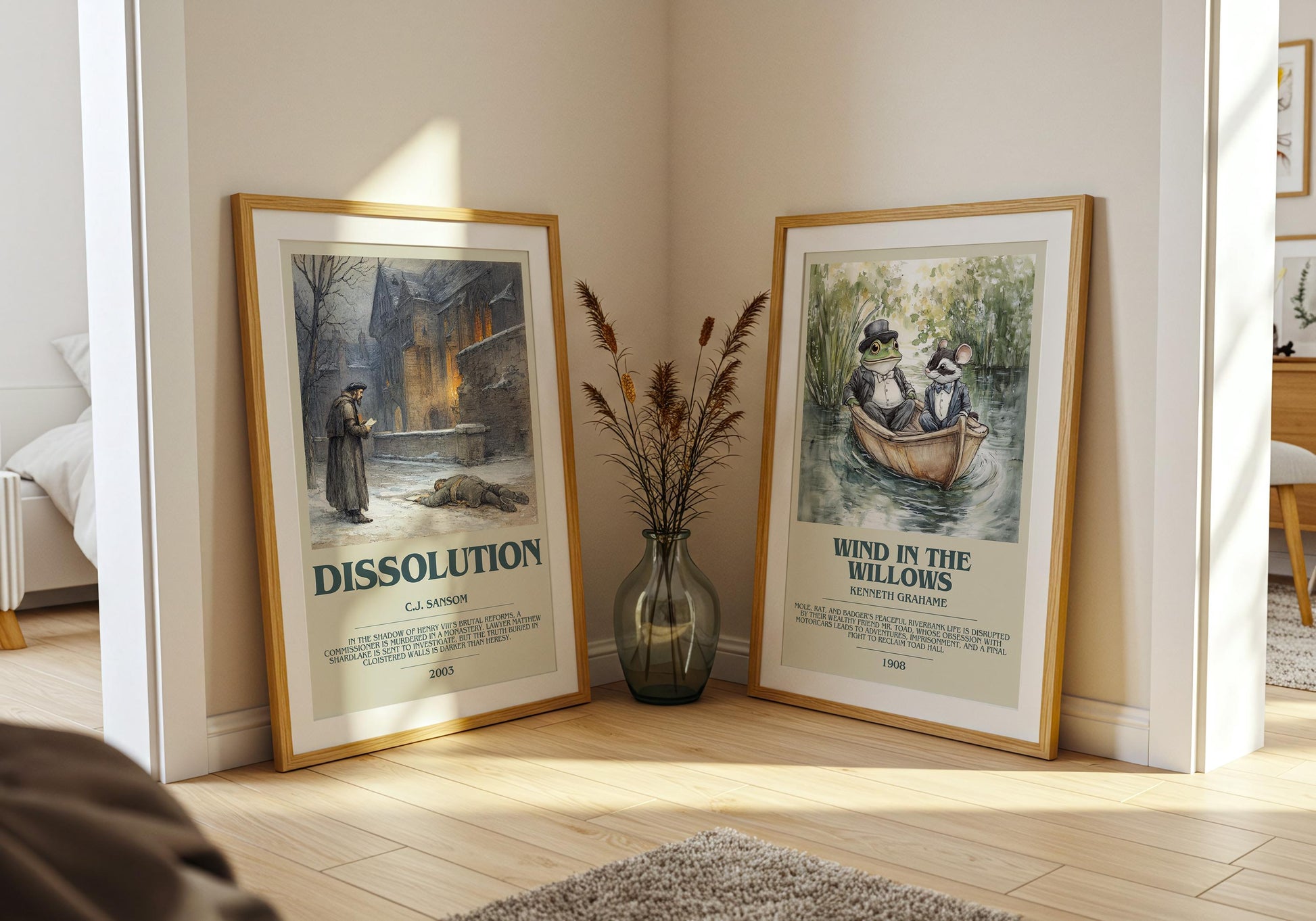 Dissolution by C.J Sansom | Descriptive Book Poster | Modern
