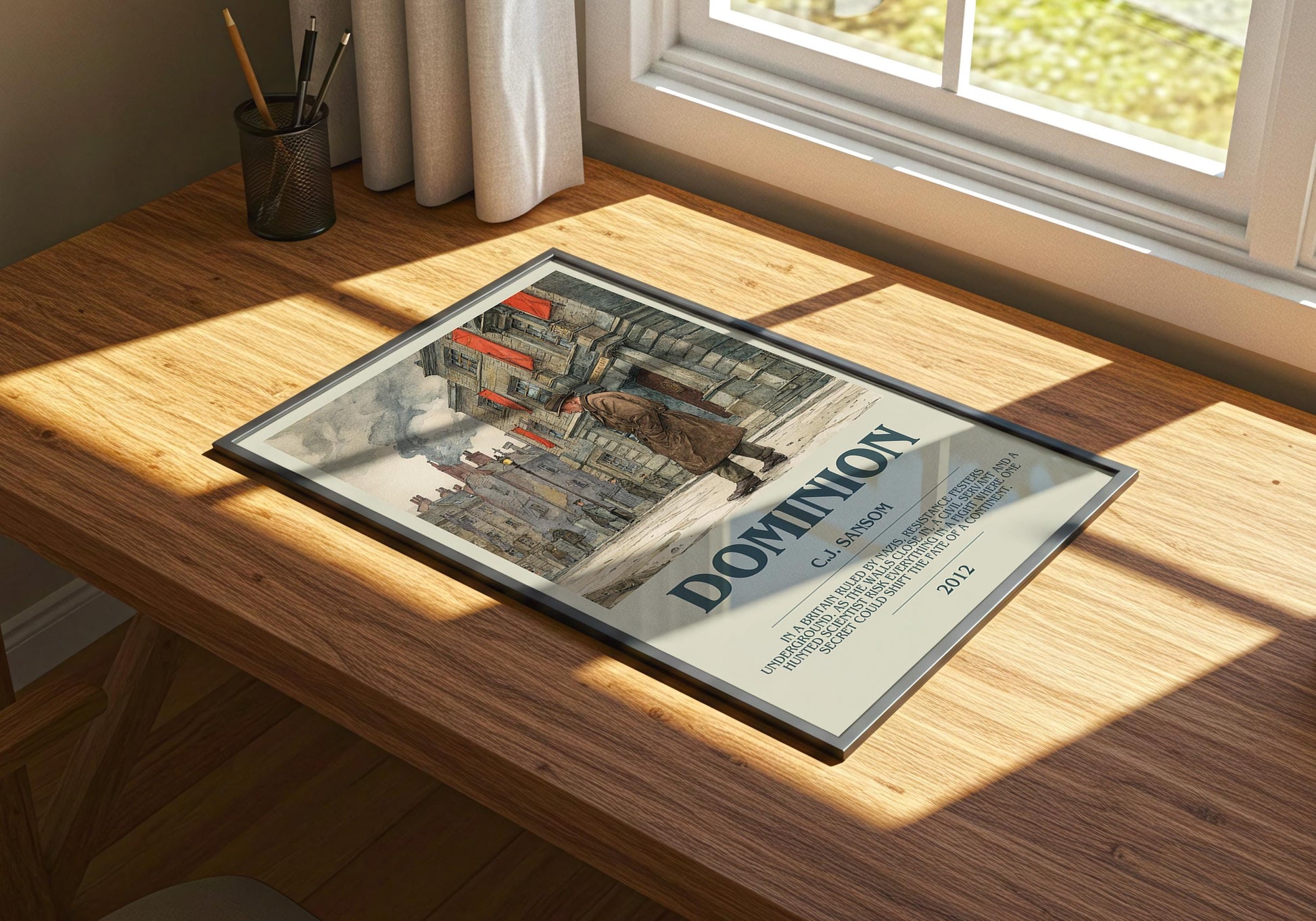 Dominion by C.J Sansom | Descriptive Book Poster | Modern