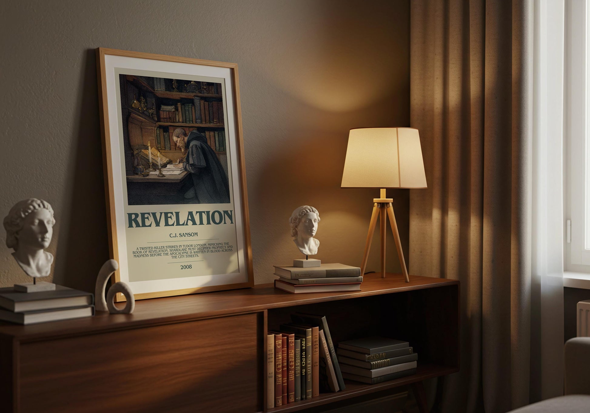 Revelation by C.J Sansom | Descriptive Book Poster | Modern
