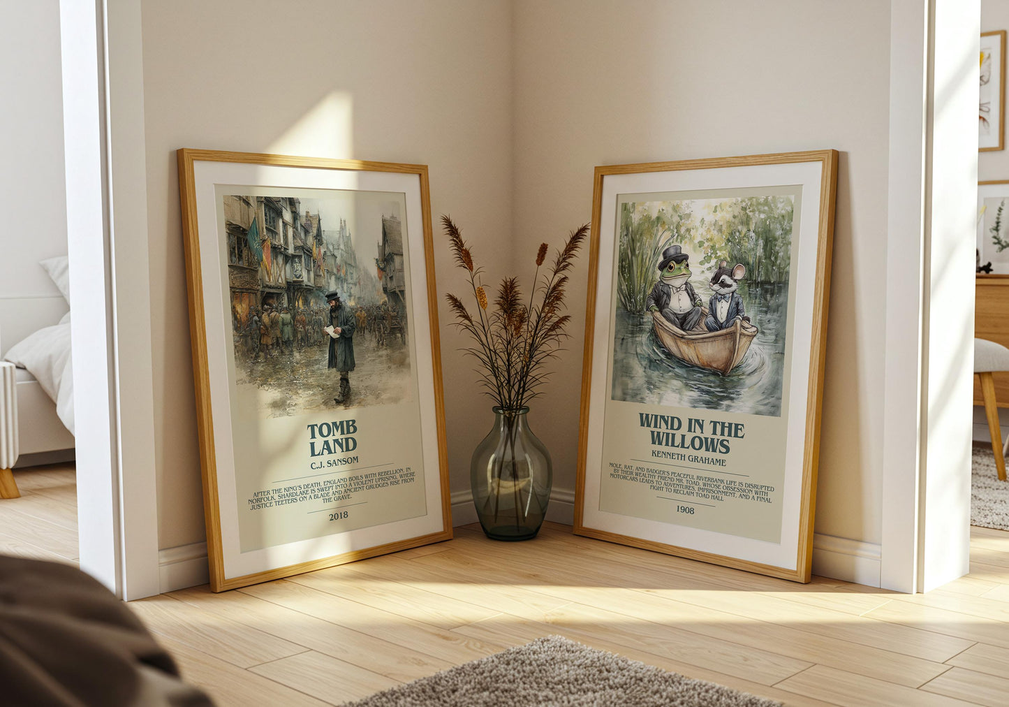 Tombland by C.J Sansom | Descriptive Book Poster | Modern