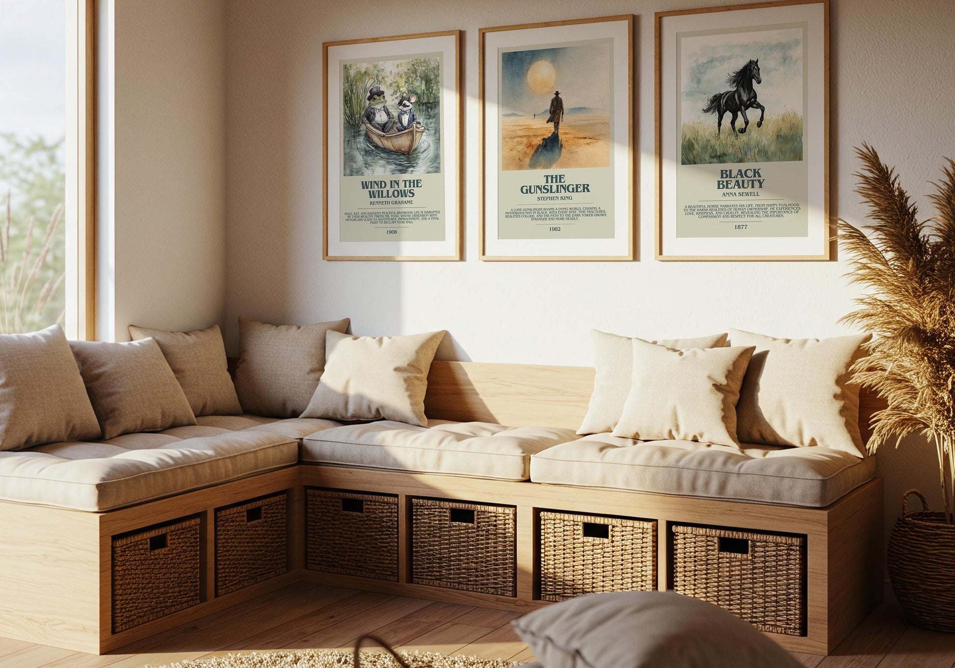 The Gunslinger by Stephen King | Descriptive Book Poster | Modern