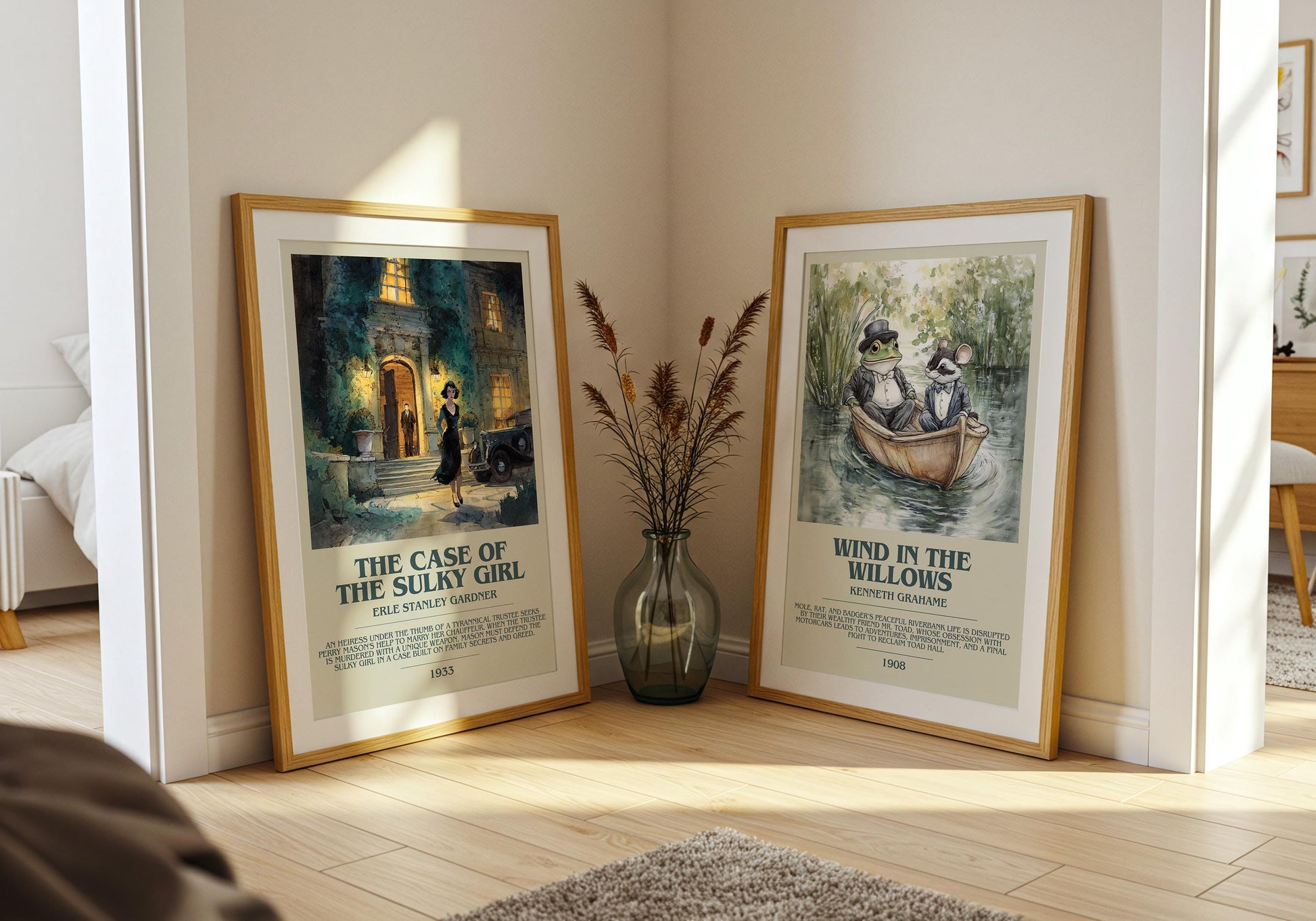 The Case of the Sulky Girl by Erle Stanley Gardner | Descriptive Book Poster | Modern