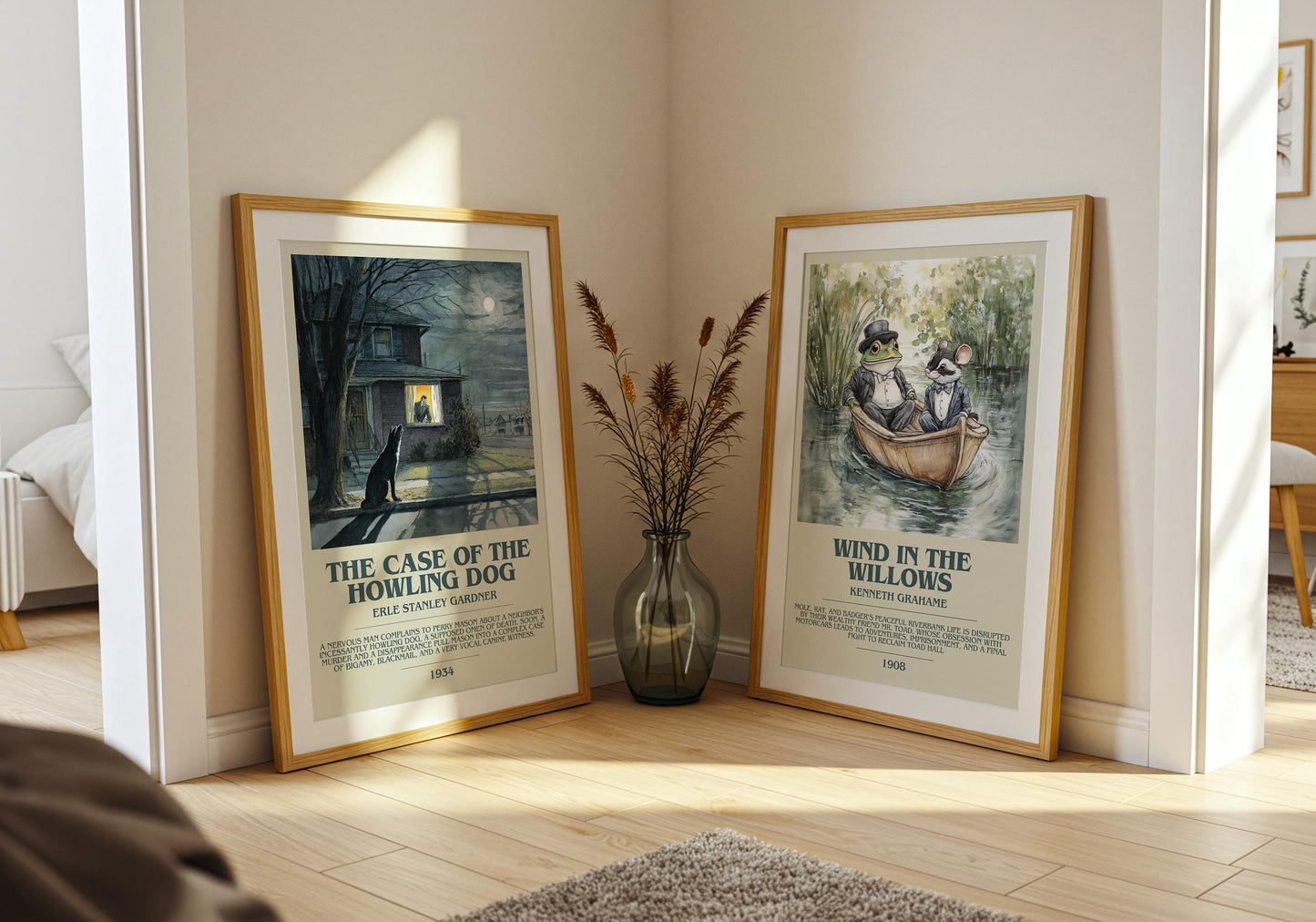 The Case of the Howling Dog by Erle Stanley Gardner | Descriptive Book Poster | Modern