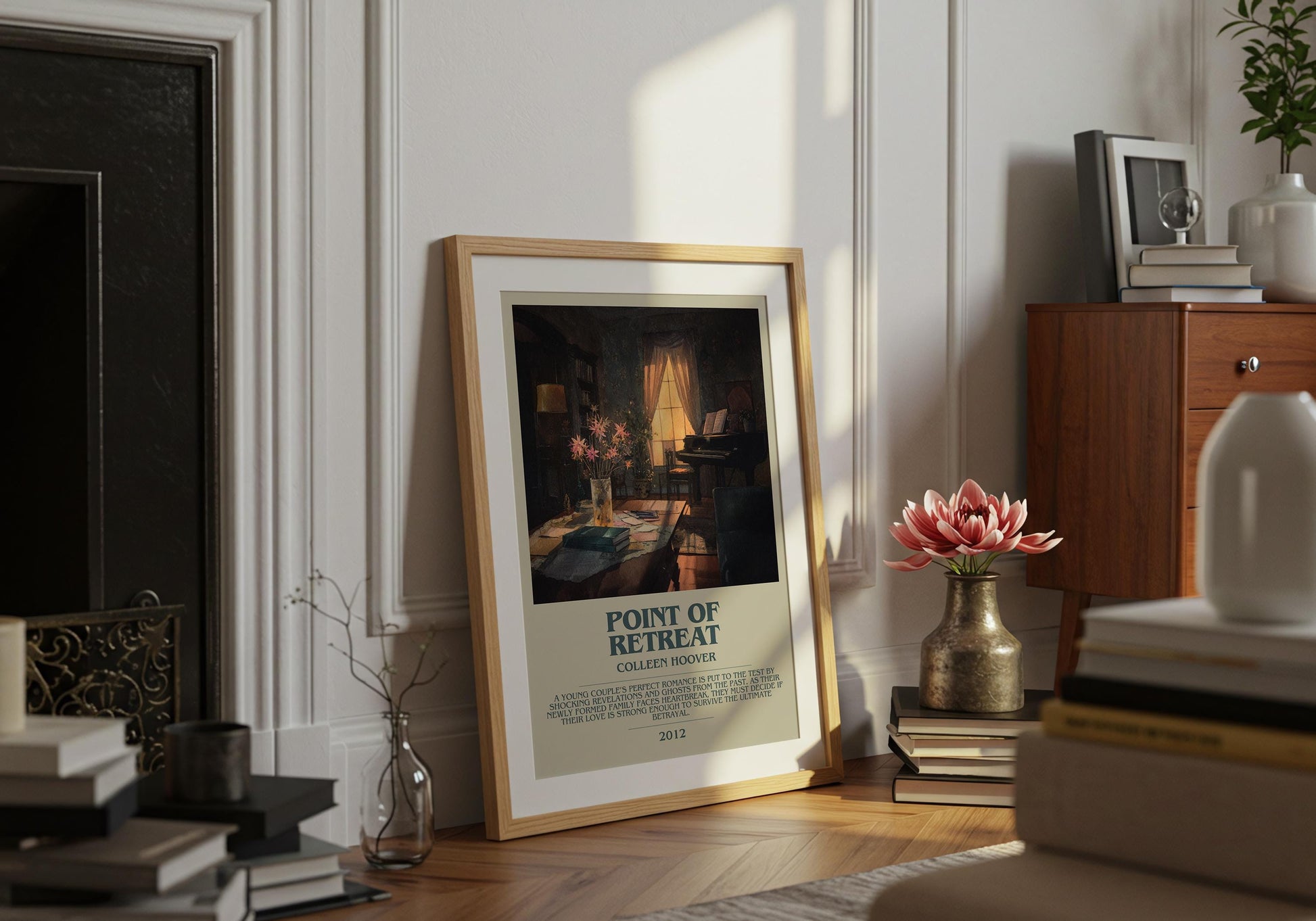 Point Of Retreat by Colleen Hoover | Descriptive Book Poster | Modern