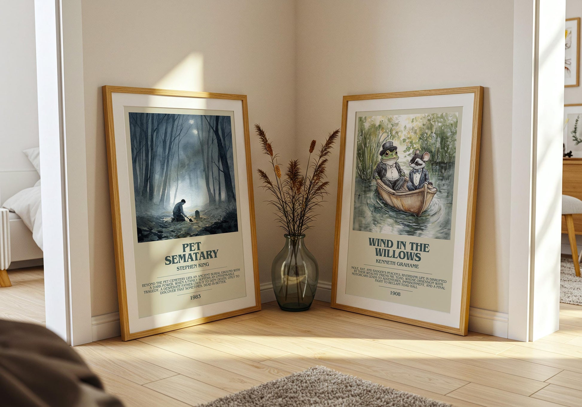 Pet Sematary by Stephen King | Descriptive Book Poster | Modern