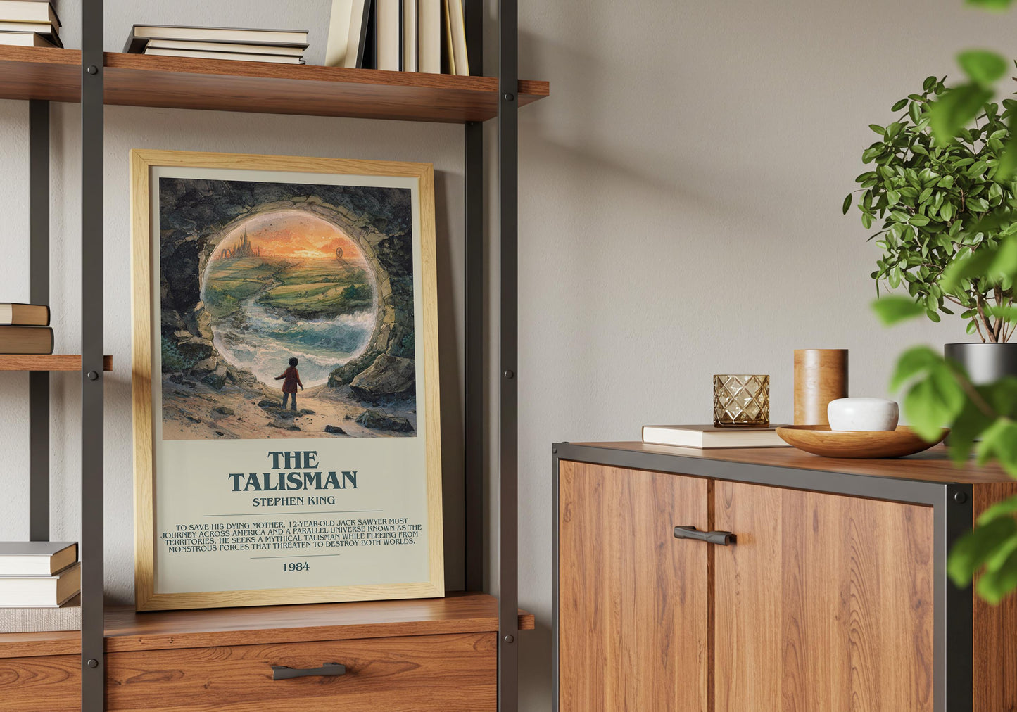 The Talisman by Stephen King | Descriptive Book Poster | Modern