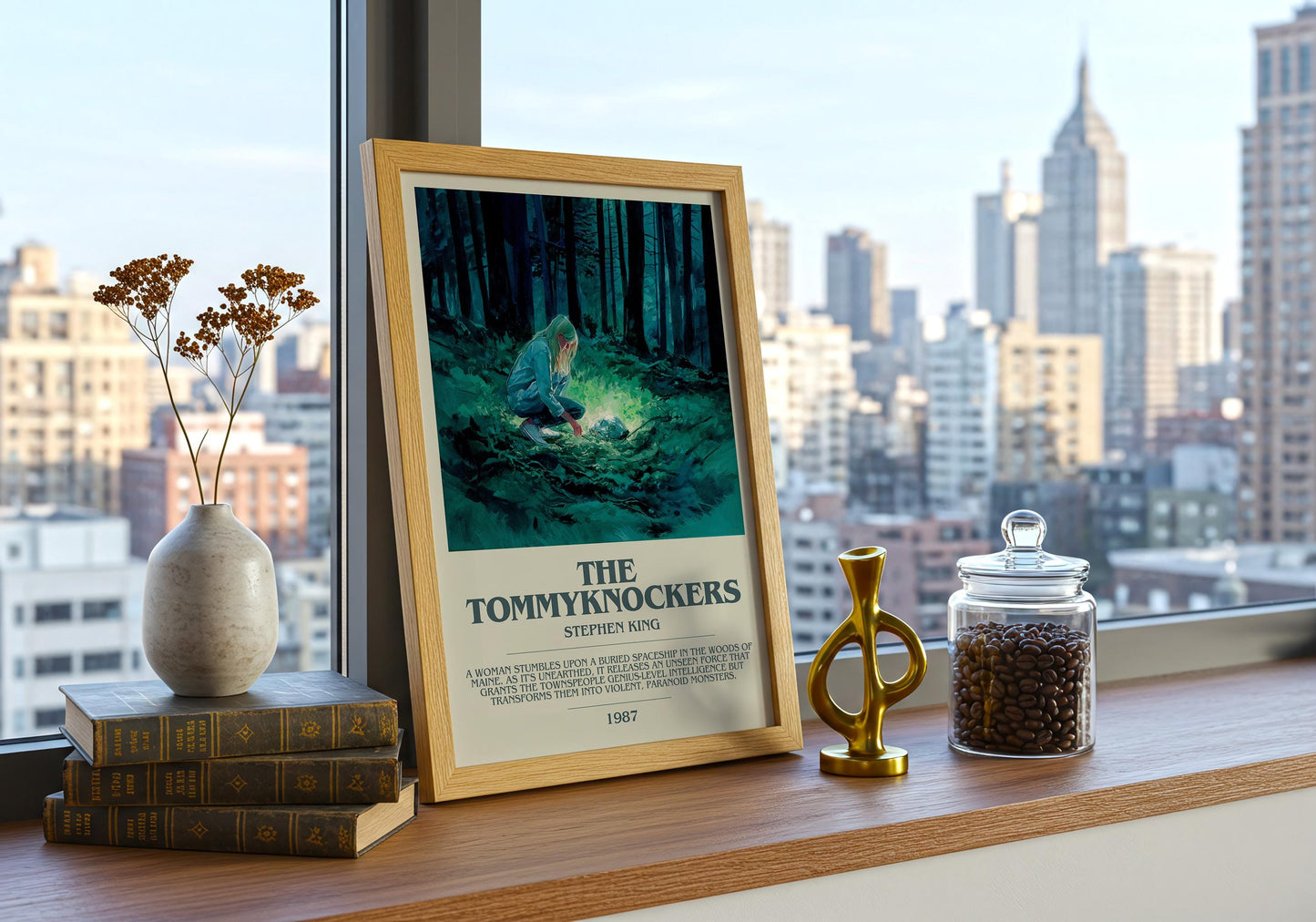 The Tommyknockers by Stephen King | Descriptive Book Poster | Modern