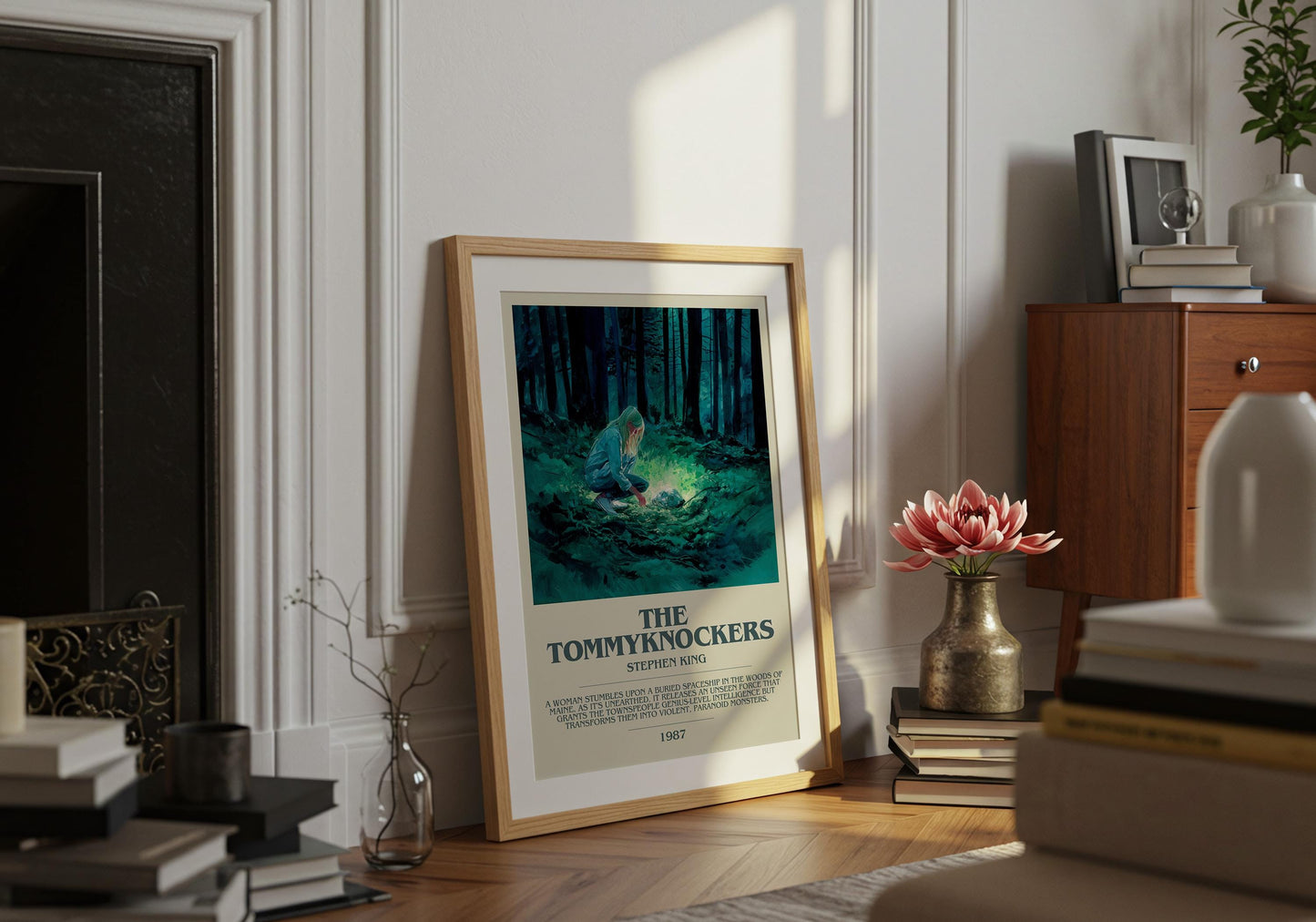 The Tommyknockers by Stephen King | Descriptive Book Poster | Modern