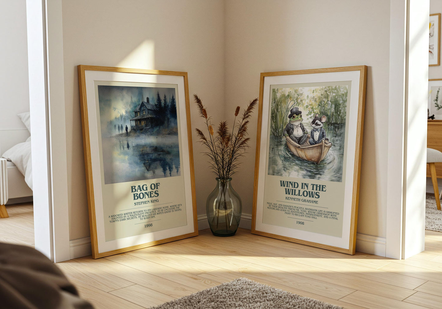 Bag of Bones by Stephen King | Descriptive Book Poster | Modern