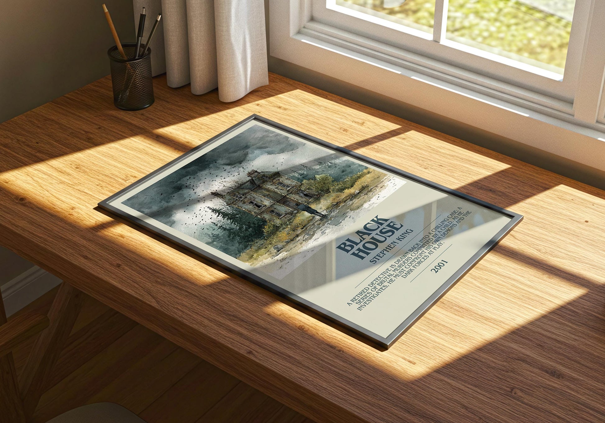 Black House by Stephen King | Descriptive Book Poster | Modern