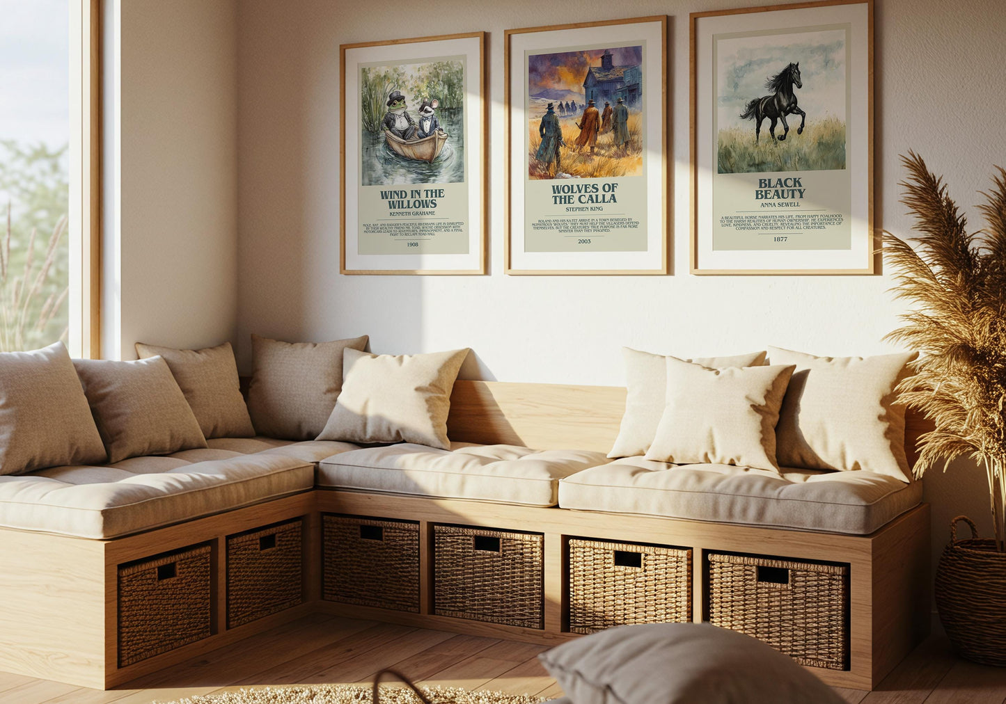 Wolves Of The Calla by Stephen King | Descriptive Book Poster | Modern