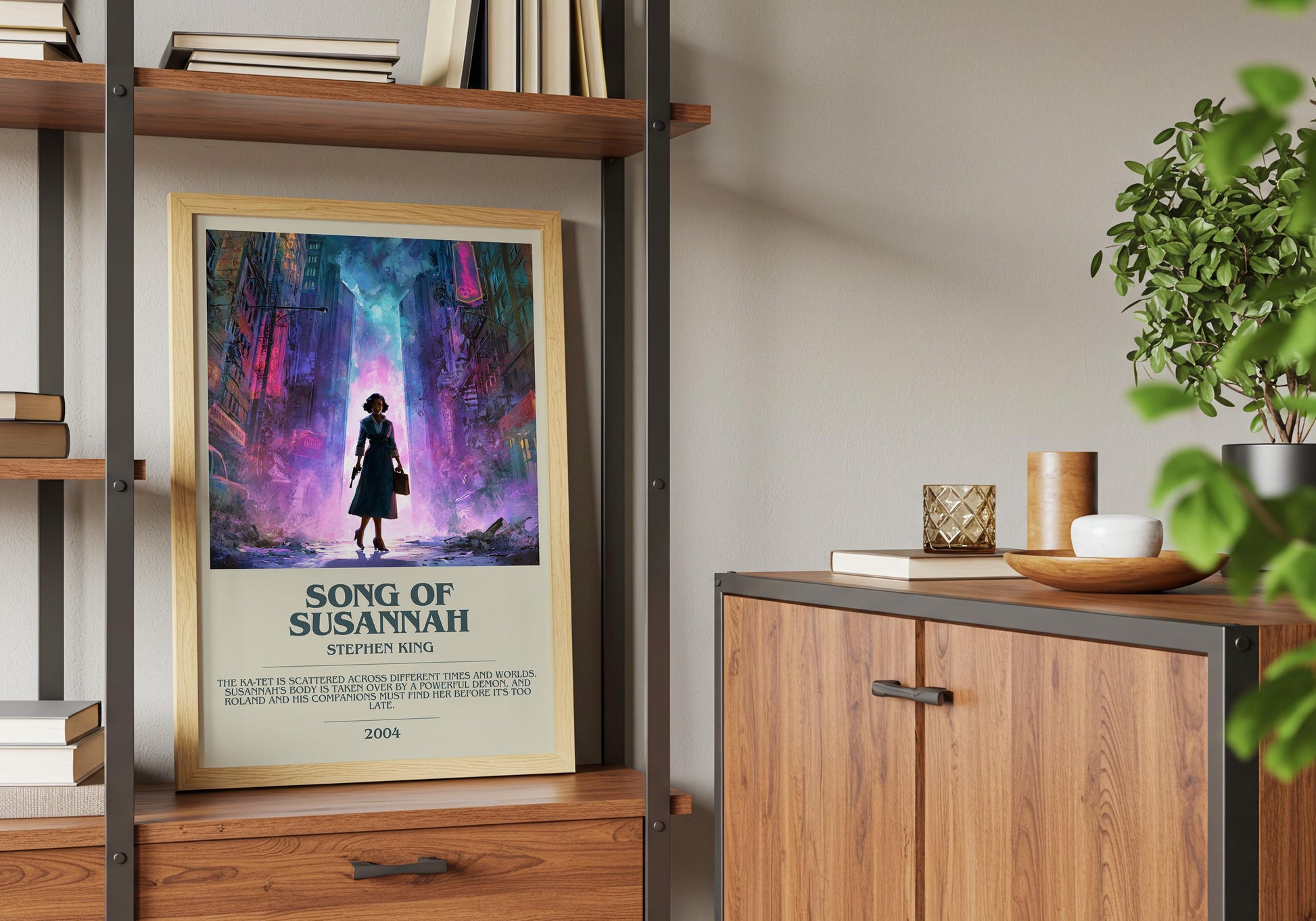 Songs Of Susannah by Stephen King | Descriptive Book Poster | Modern