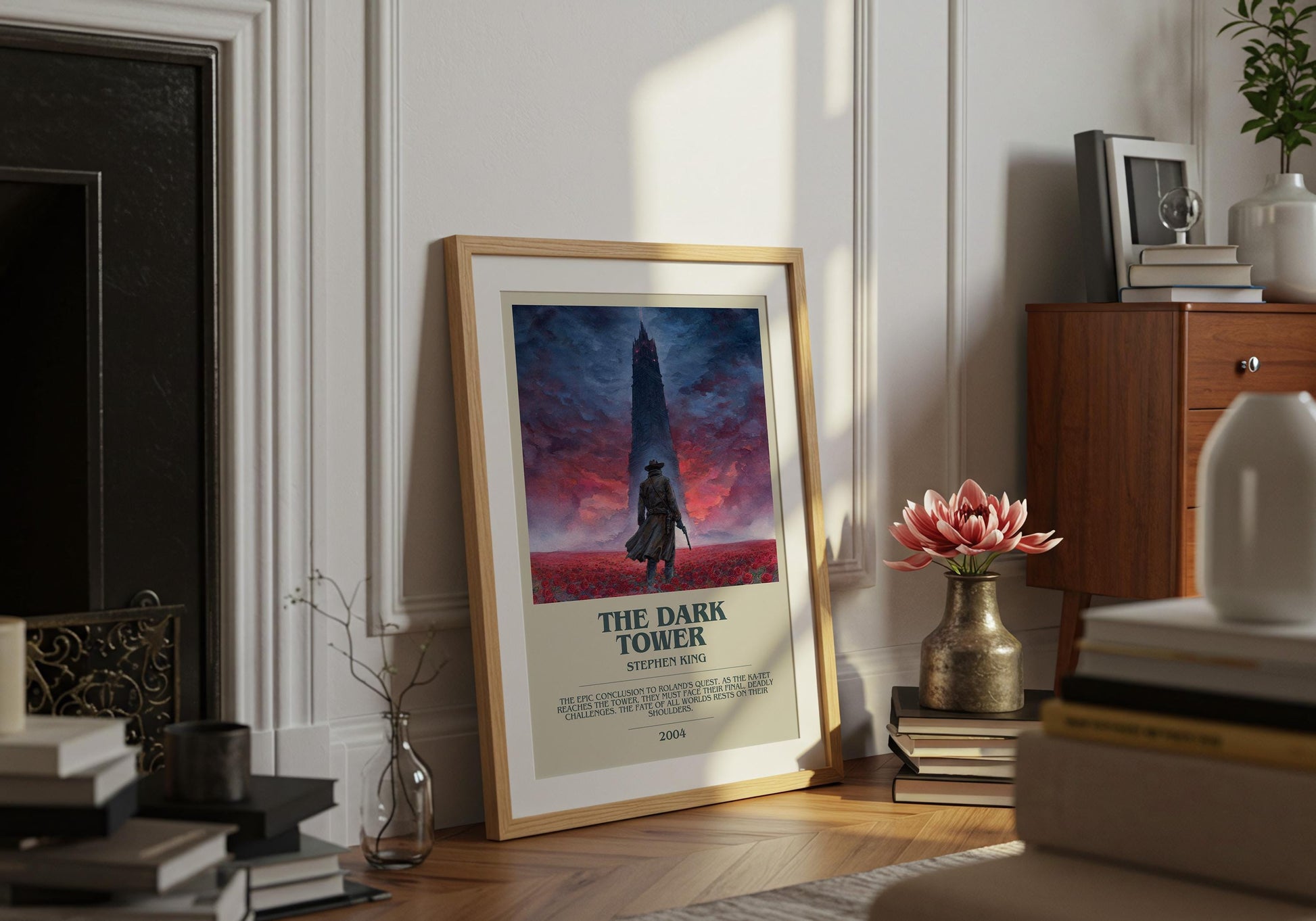 The Dark Tower by Stephen King | Descriptive Book Poster | Modern