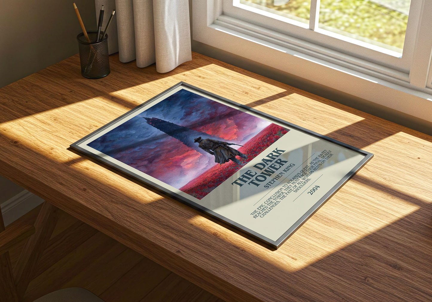 The Dark Tower by Stephen King | Descriptive Book Poster | Modern
