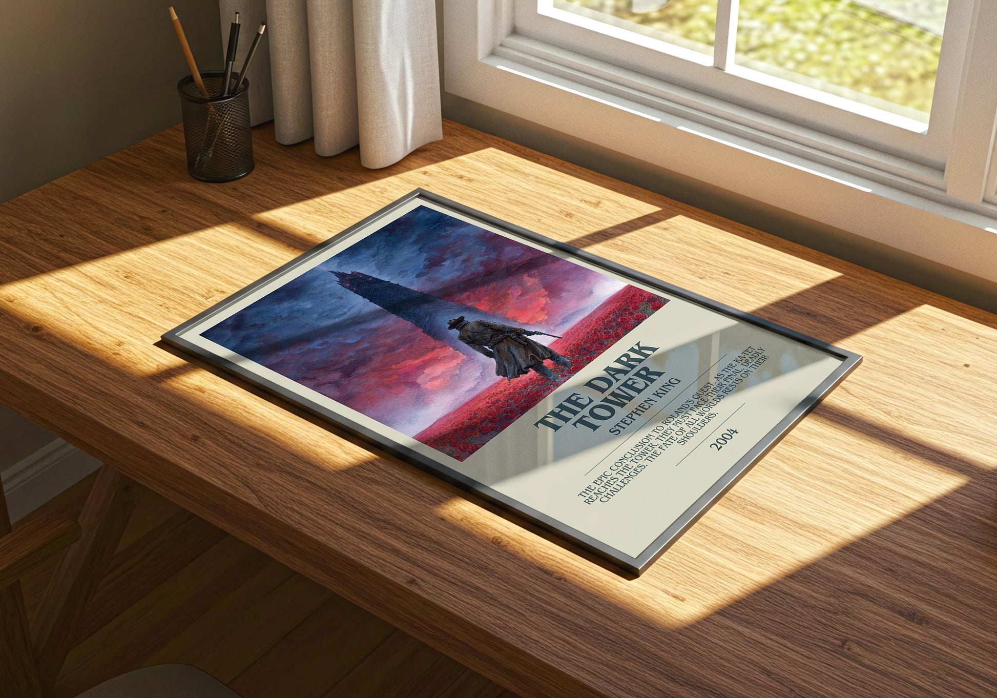 The Dark Tower by Stephen King | Descriptive Book Poster | Modern