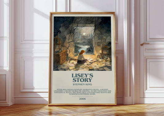 Lisey's Story by Stephen King | Descriptive Book Poster | Modern