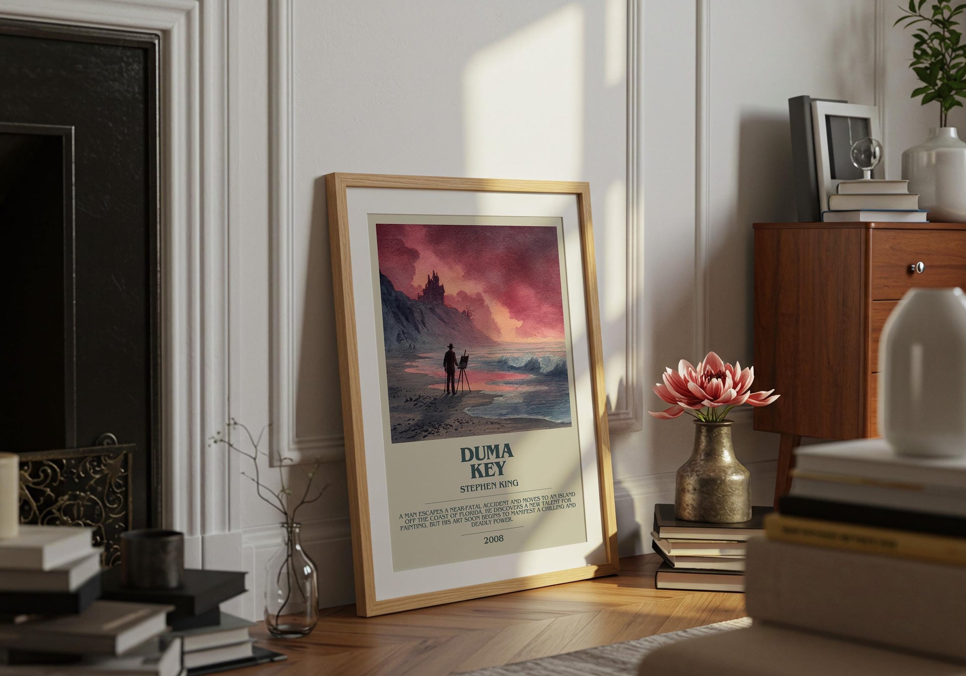 Duma Key by Stephen King | Descriptive Book Poster | Modern