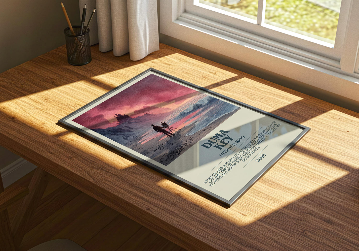 Duma Key by Stephen King | Descriptive Book Poster | Modern