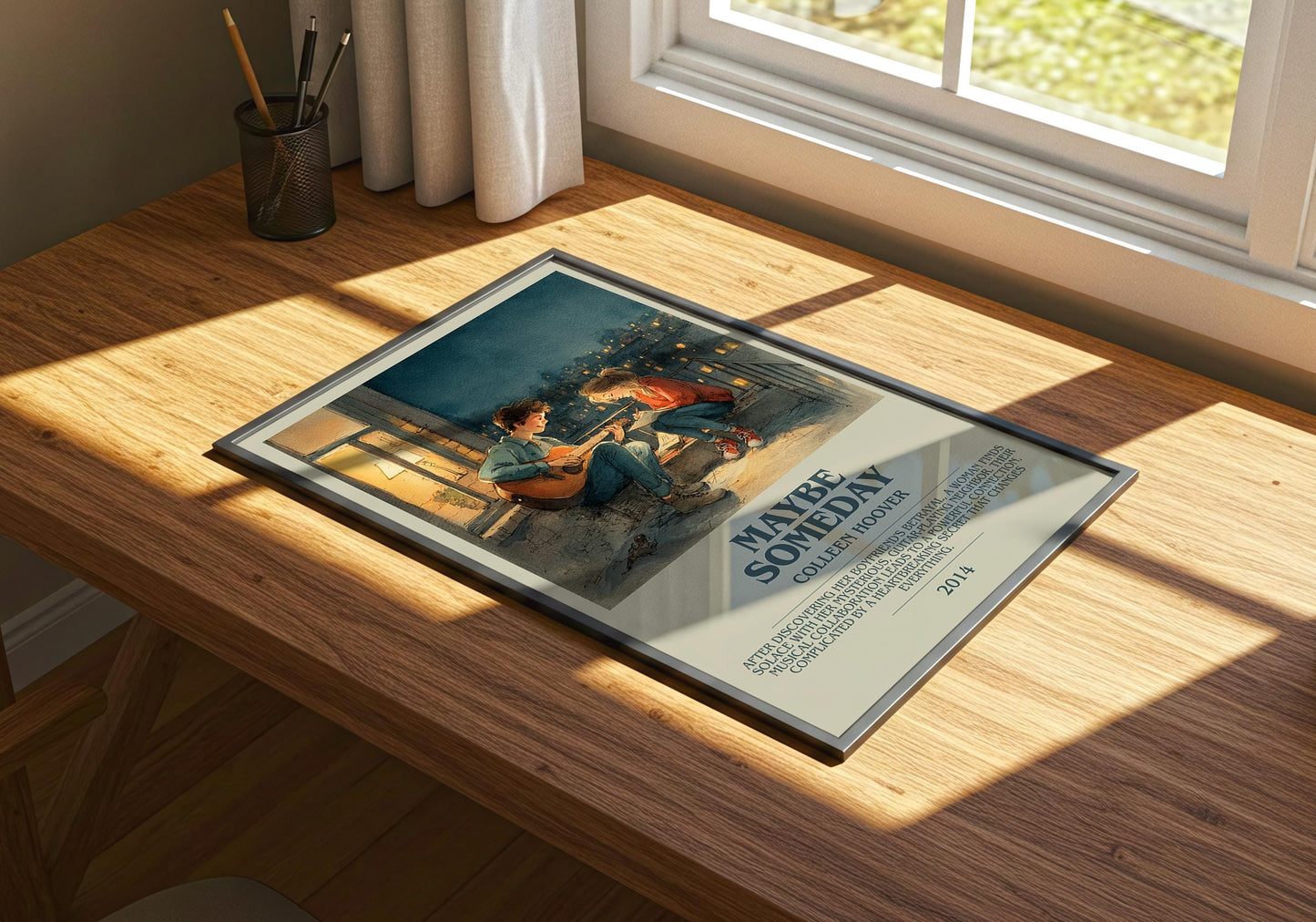 Maybe Someday by Colleen Hoover | Descriptive Book Poster | Modern