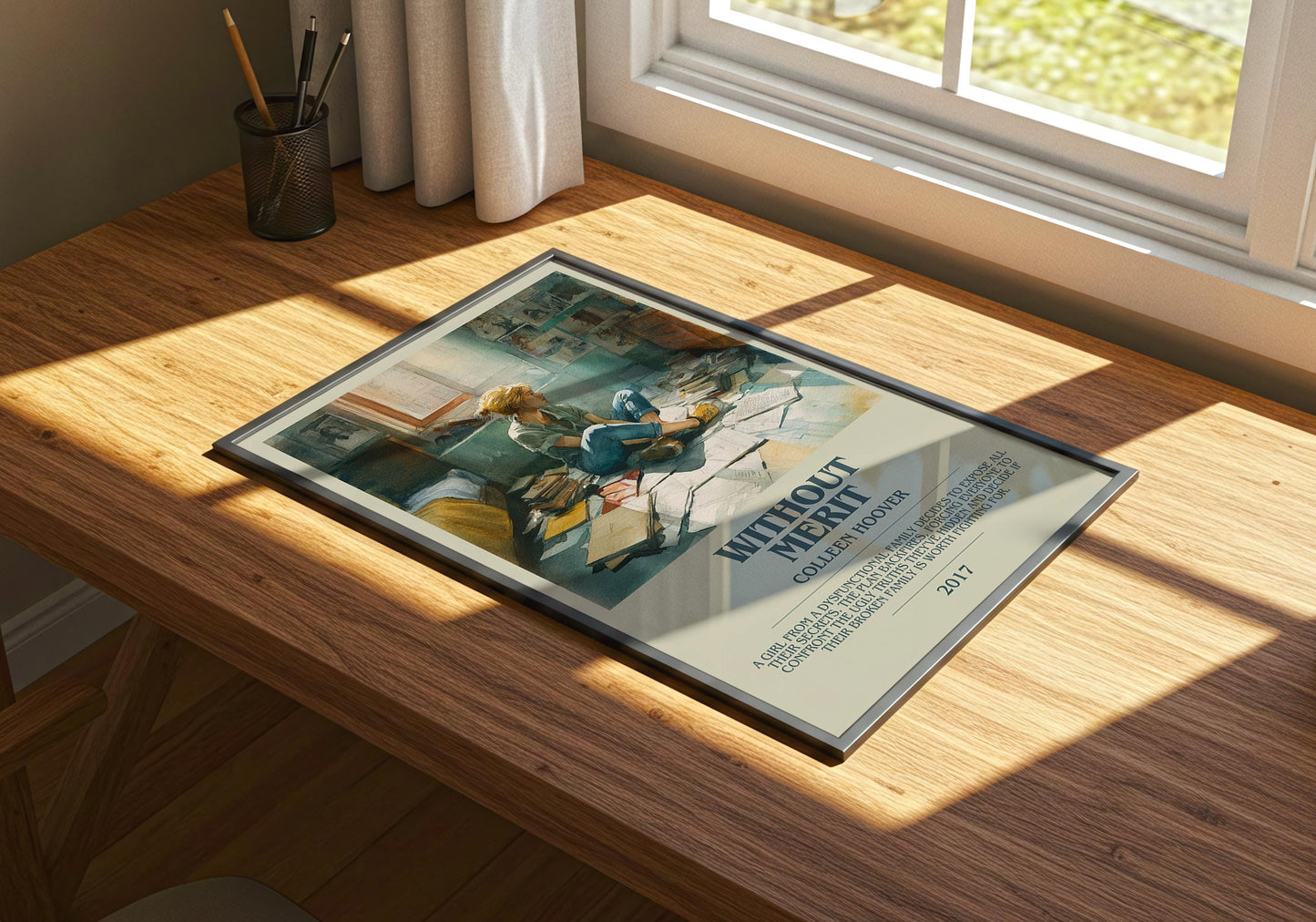 Without Merit by Colleen Hoover | Descriptive Book Poster | Modern