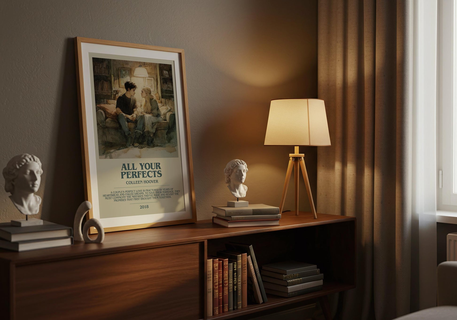 All Your Perfects by Colleen Hoover | Descriptive Book Poster | Modern