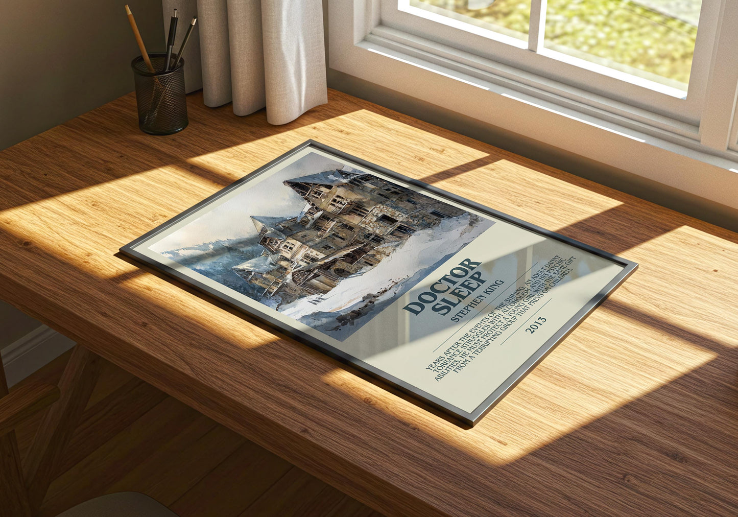 Doctor Sleep by Stephen King | Descriptive Book Poster | Modern