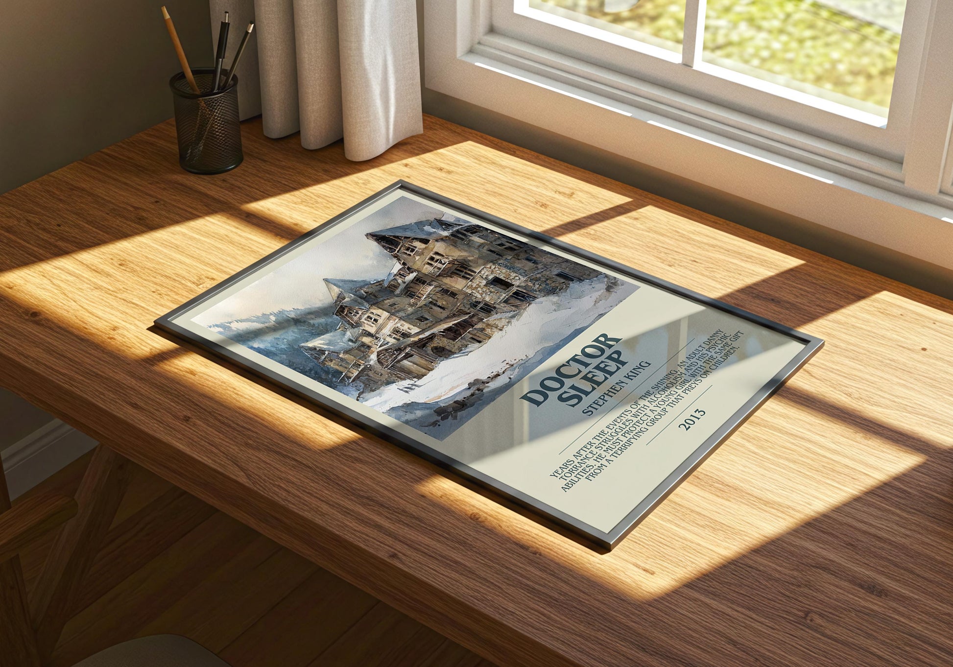 Doctor Sleep by Stephen King | Descriptive Book Poster | Modern