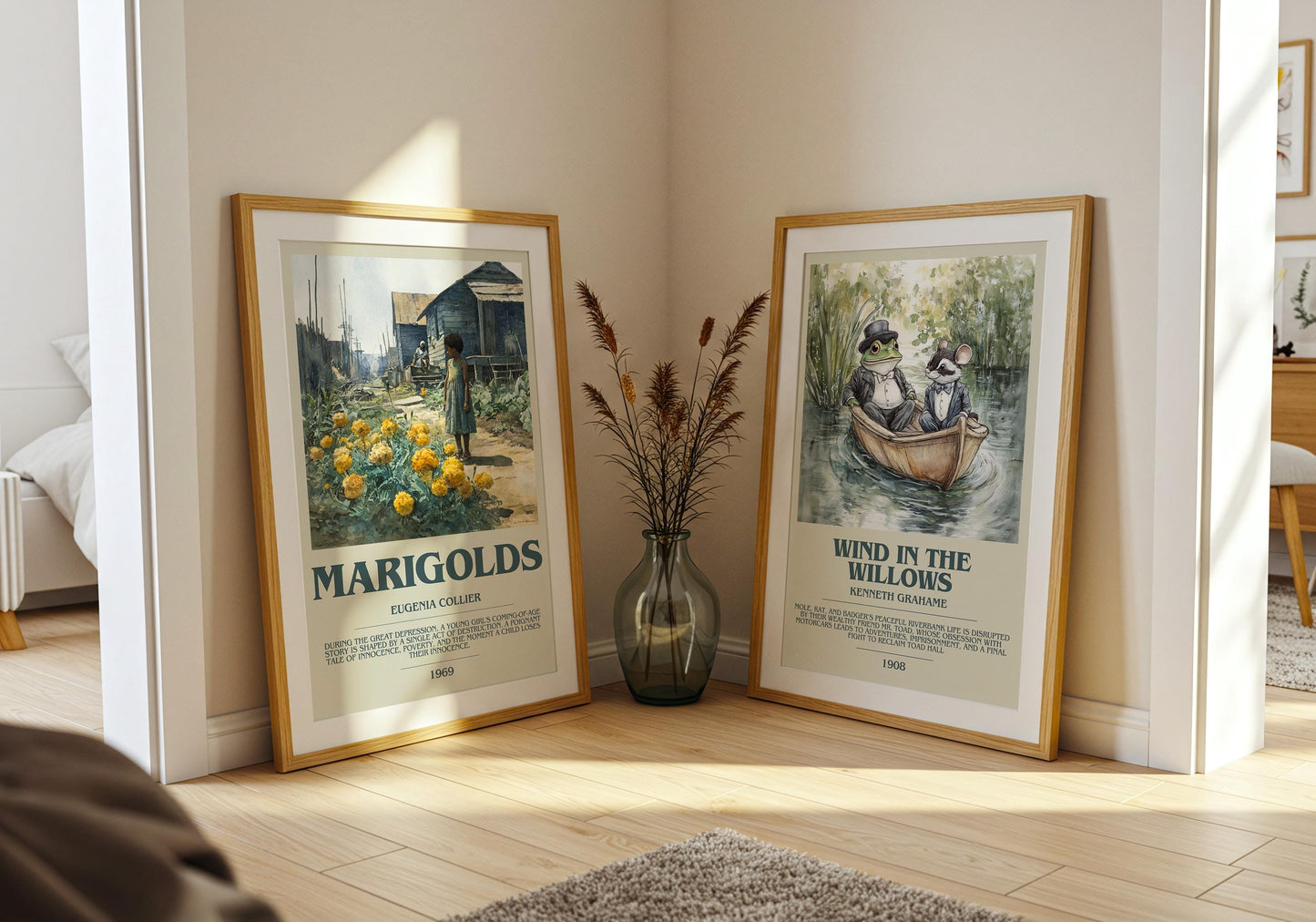 Marigolds by Eugenia Collier | Descriptive Book Poster | Modern
