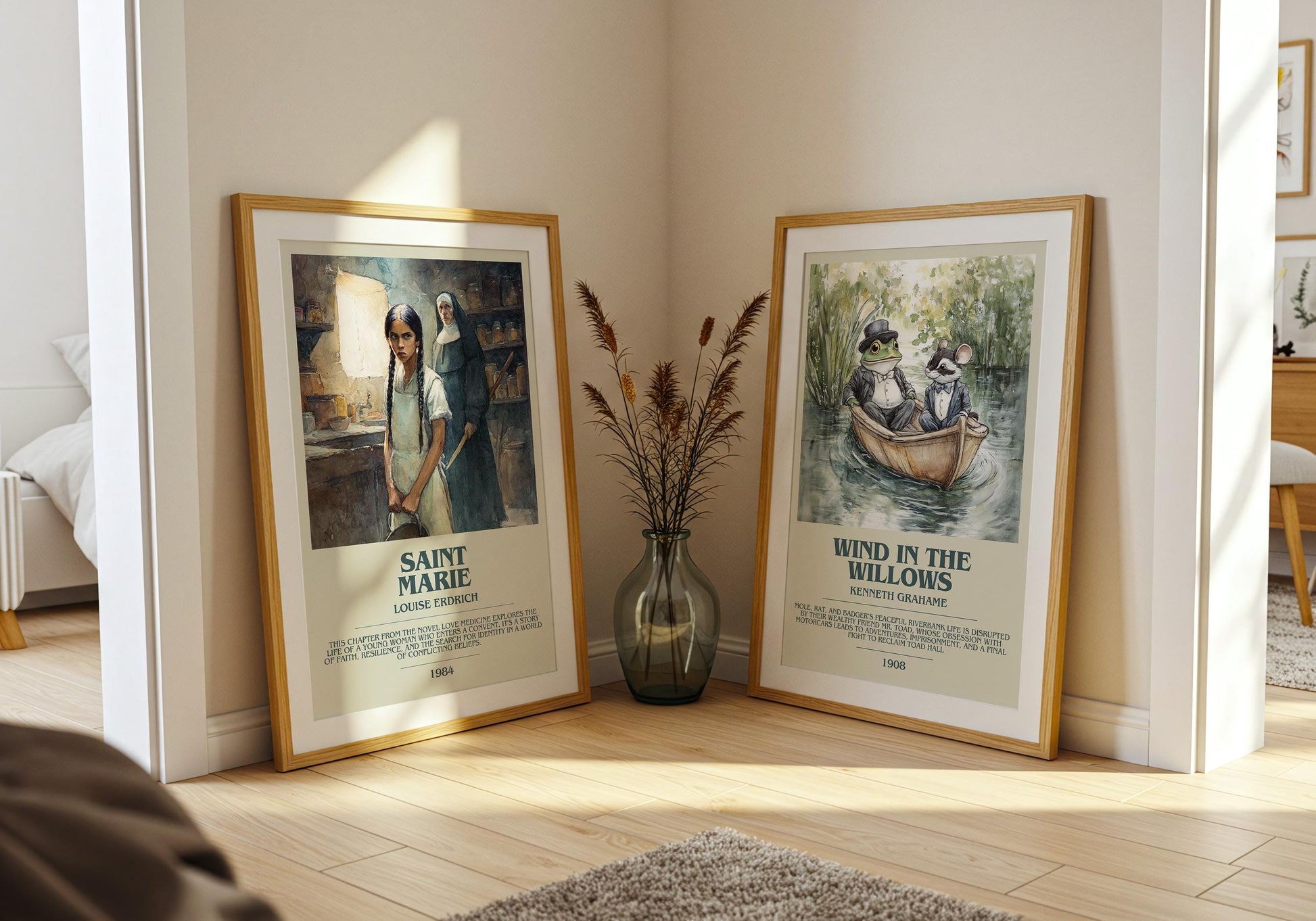 Saint Marie by Louise Erdrich | Descriptive Book Poster | Modern