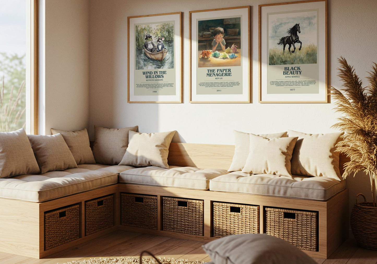 The Paper Menagerie by Ken Liu | Descriptive Book Poster | Modern