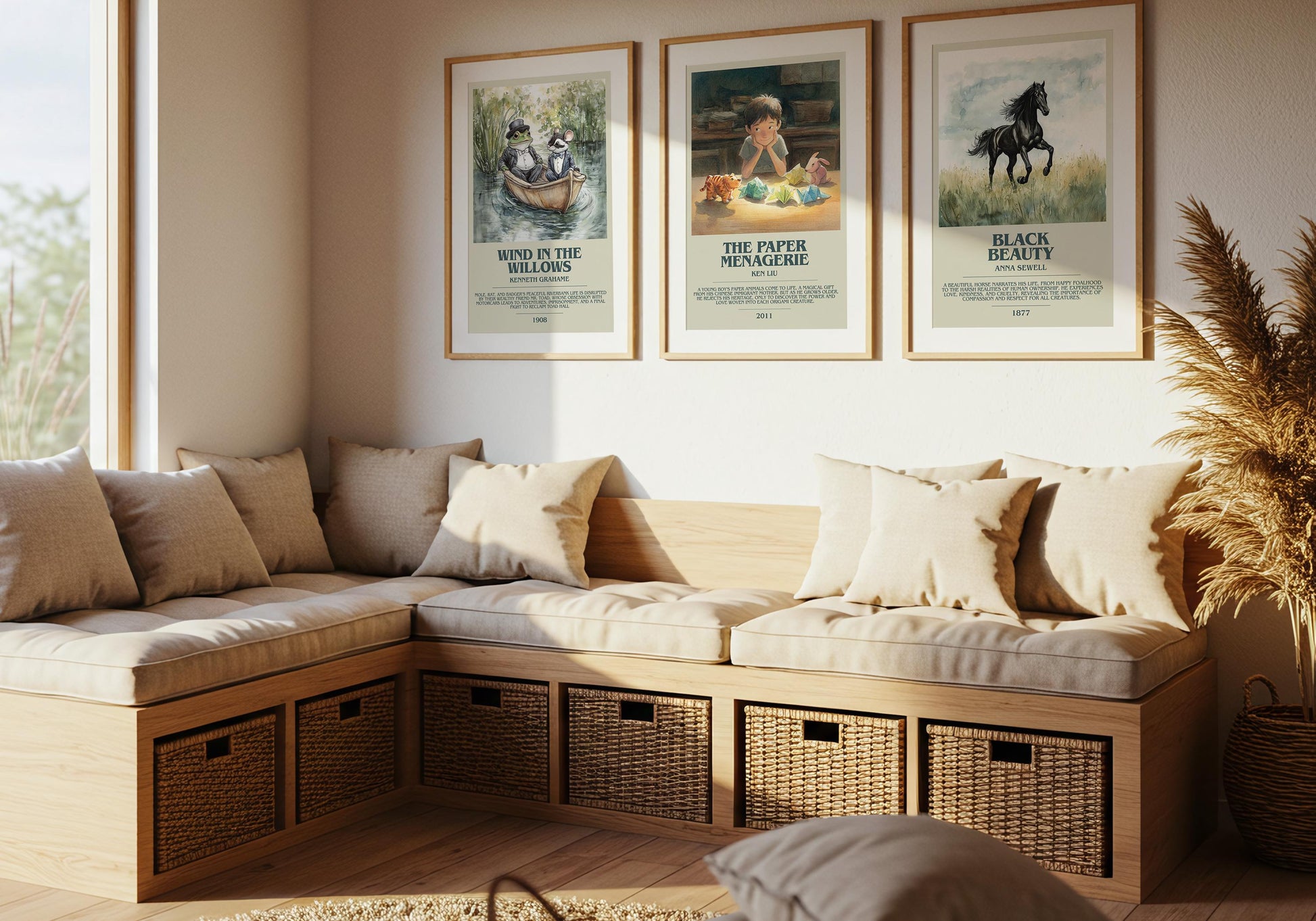 The Paper Menagerie by Ken Liu | Descriptive Book Poster | Modern