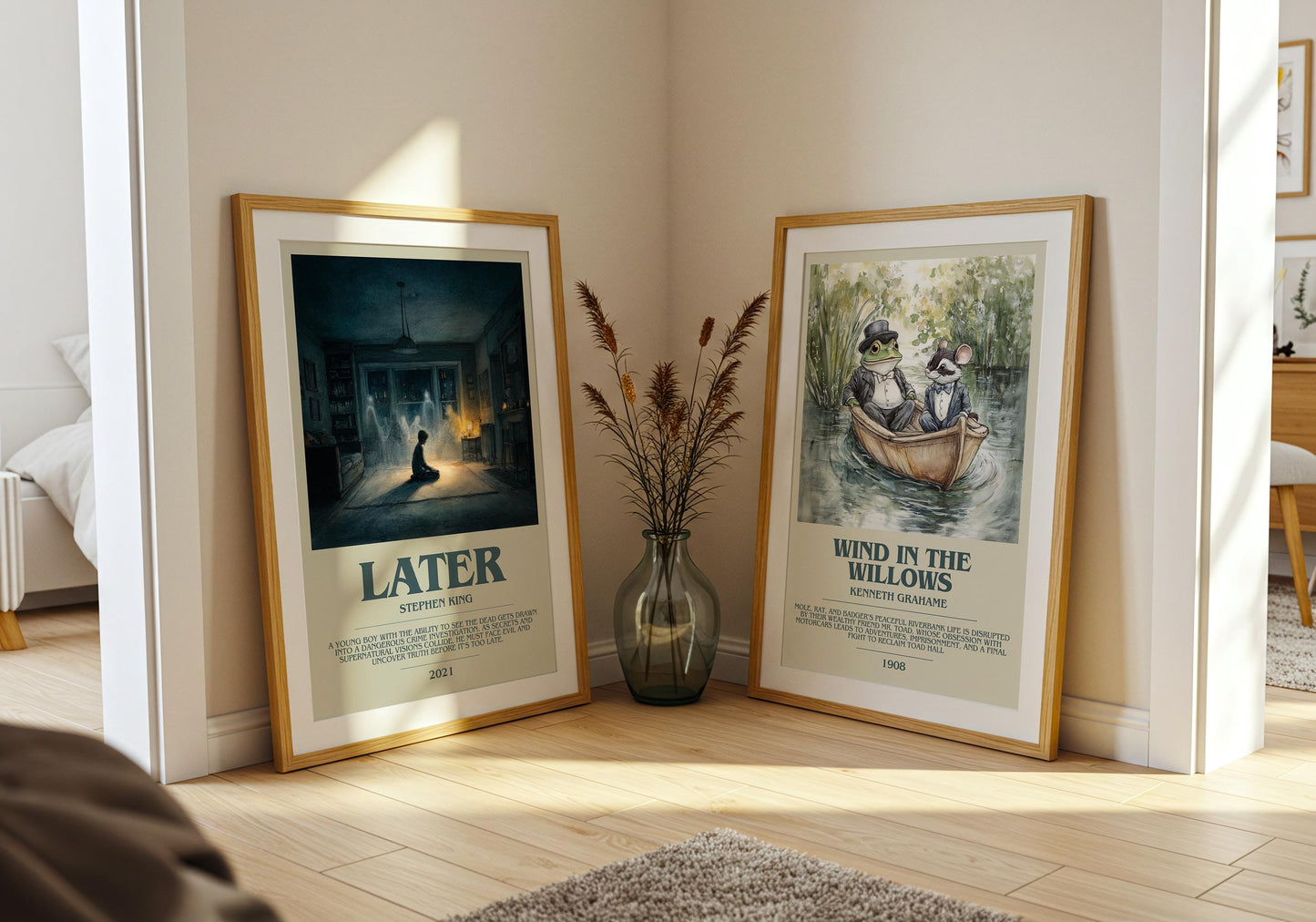 Later by Stephen King | Descriptive Book Poster | Modern