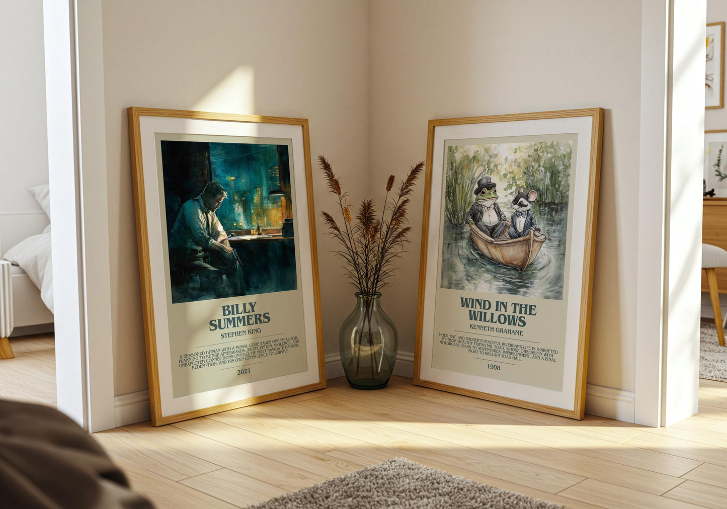 Billy Summers by Stephen King | Descriptive Book Poster | Modern