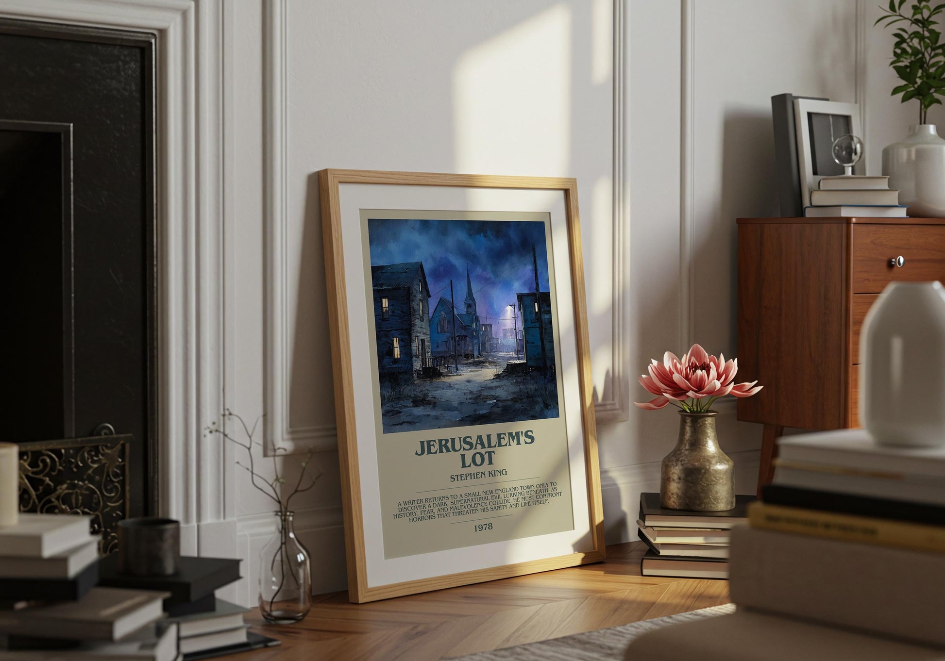 Jerusalem's Lot by Stephen King | Descriptive Book Poster | Modern