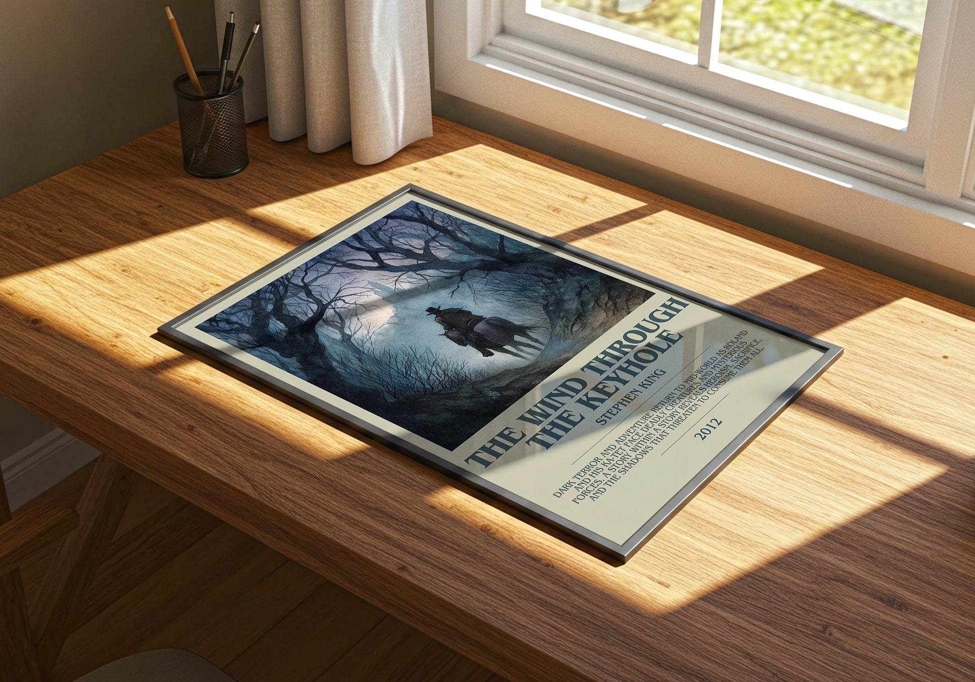 The Wind Through The Keyhole by Stephen King | Descriptive Book Poster | Modern