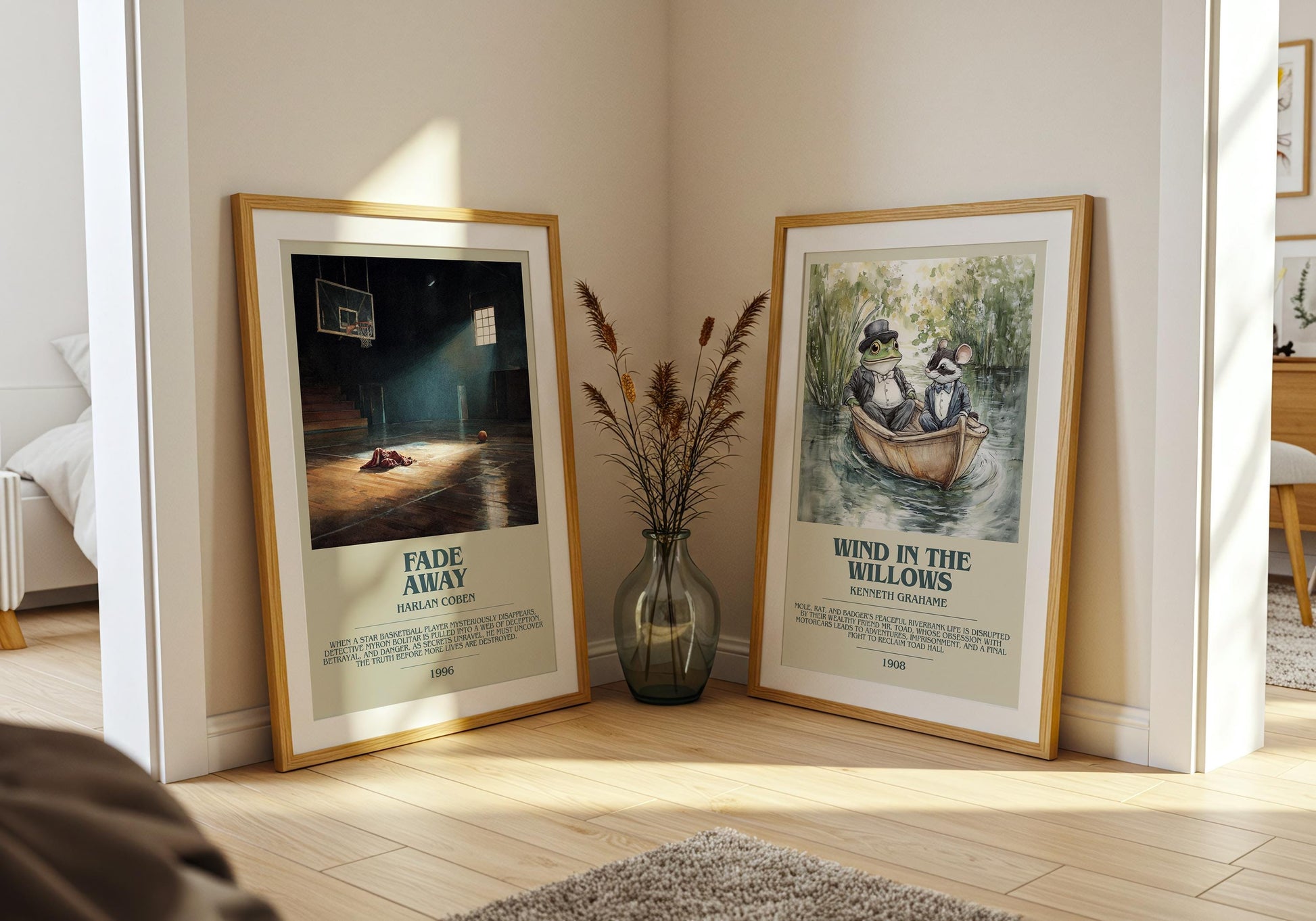 Fade Away by Harlan Coben | Descriptive Book Poster | Modern