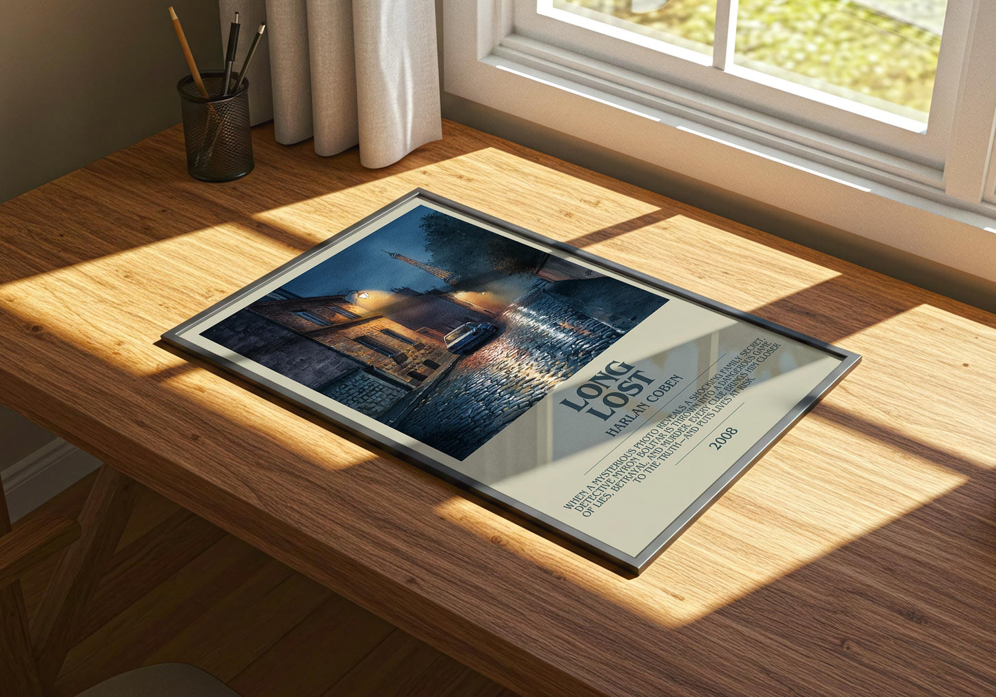 Long Lost by Harlan Coben | Descriptive Book Poster | Modern