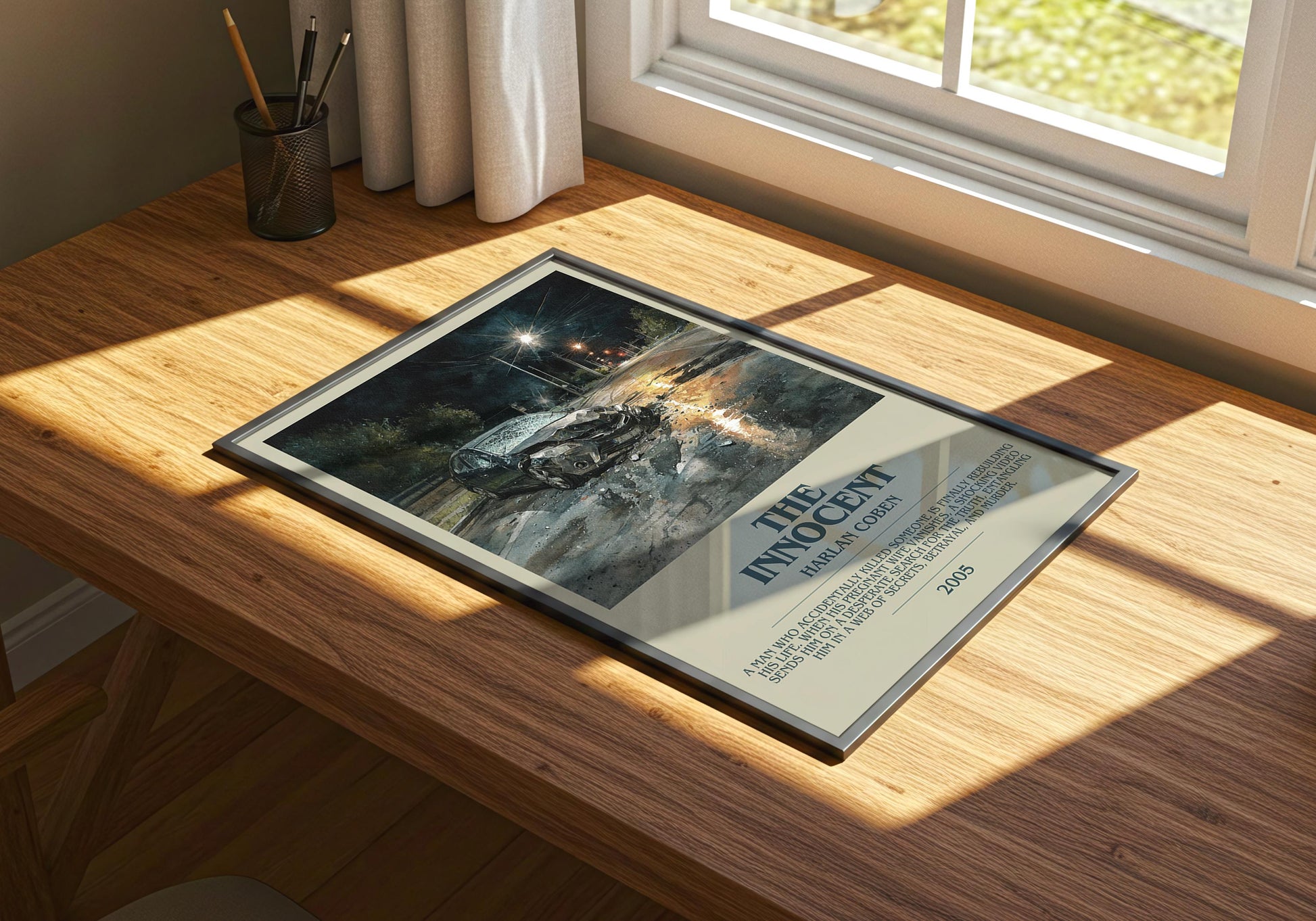 The Innocent by Harlan Coben | Descriptive Book Poster | Modern