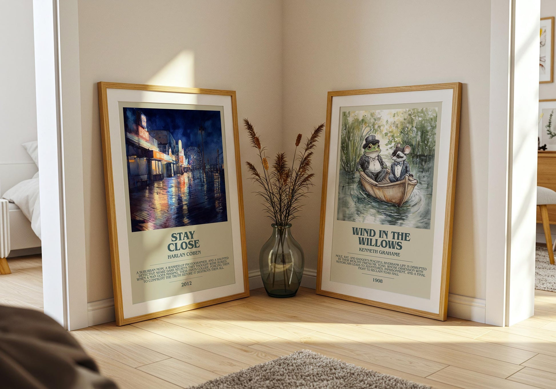 Stay Close by Harlan Coben | Descriptive Book Poster | Modern