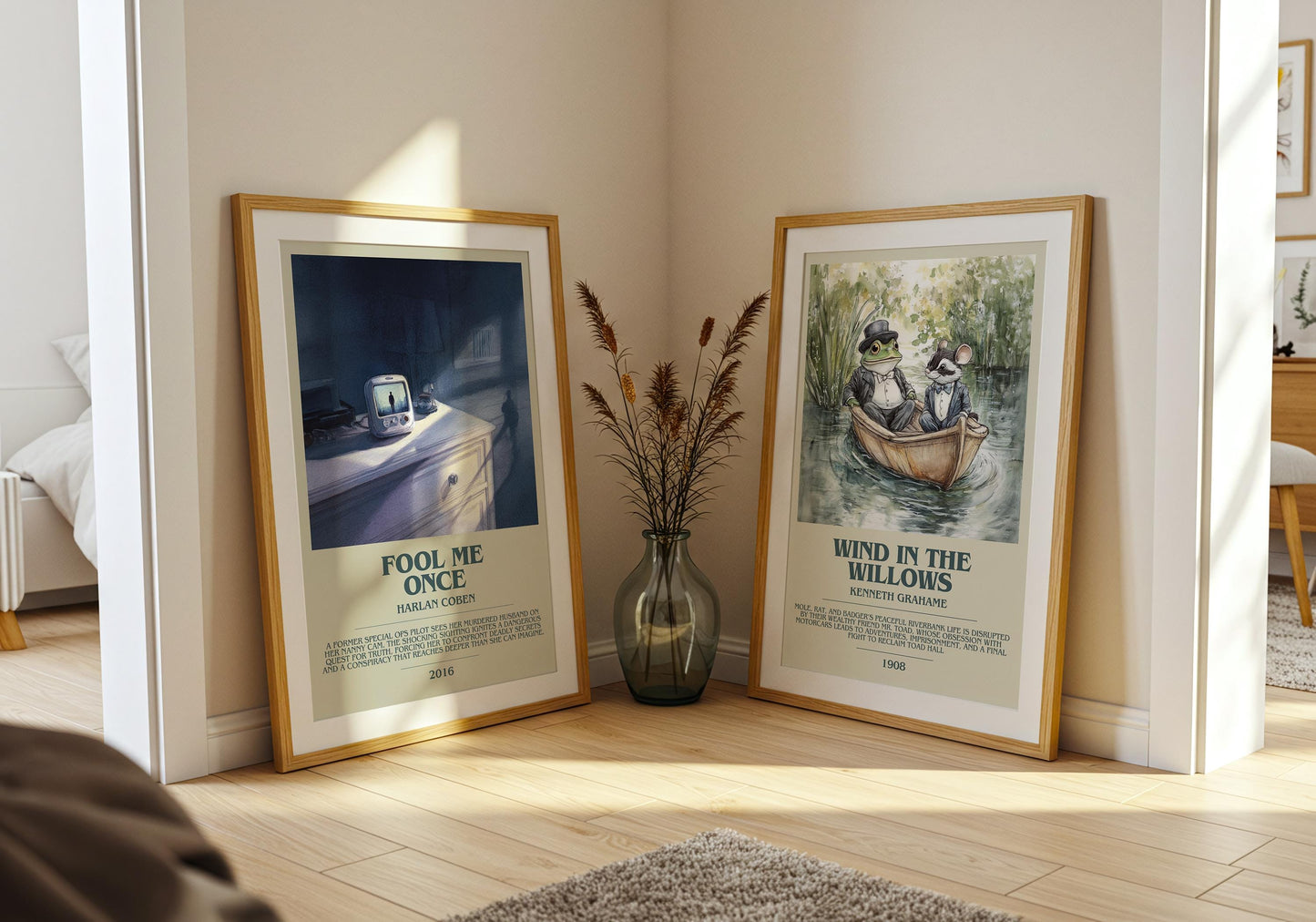 Fool Me Once by Harlan Coben | Descriptive Book Poster | Modern