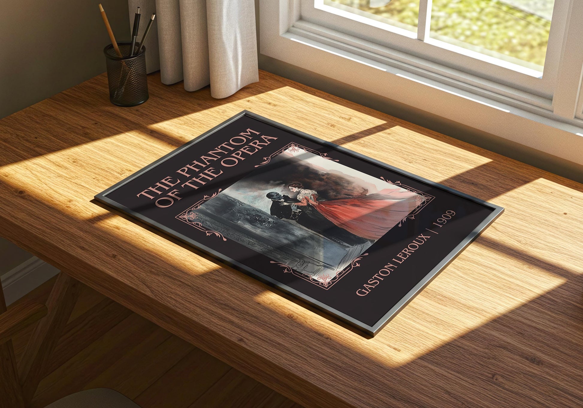 The Phantom Of The Opera by Gaston Leroux | Descriptive Book Poster | Minimalist