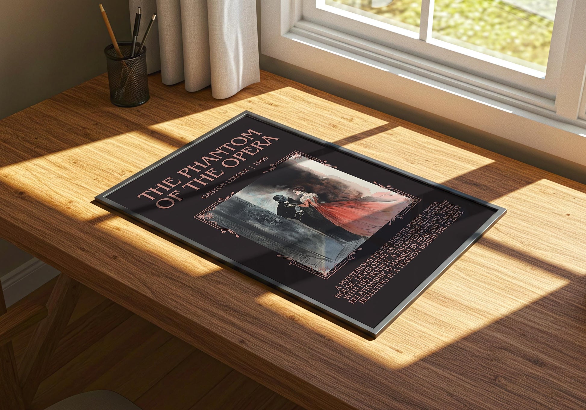 The Phantom of The Opera by Gaston Leroux | Descriptive Book Poster | Blurby