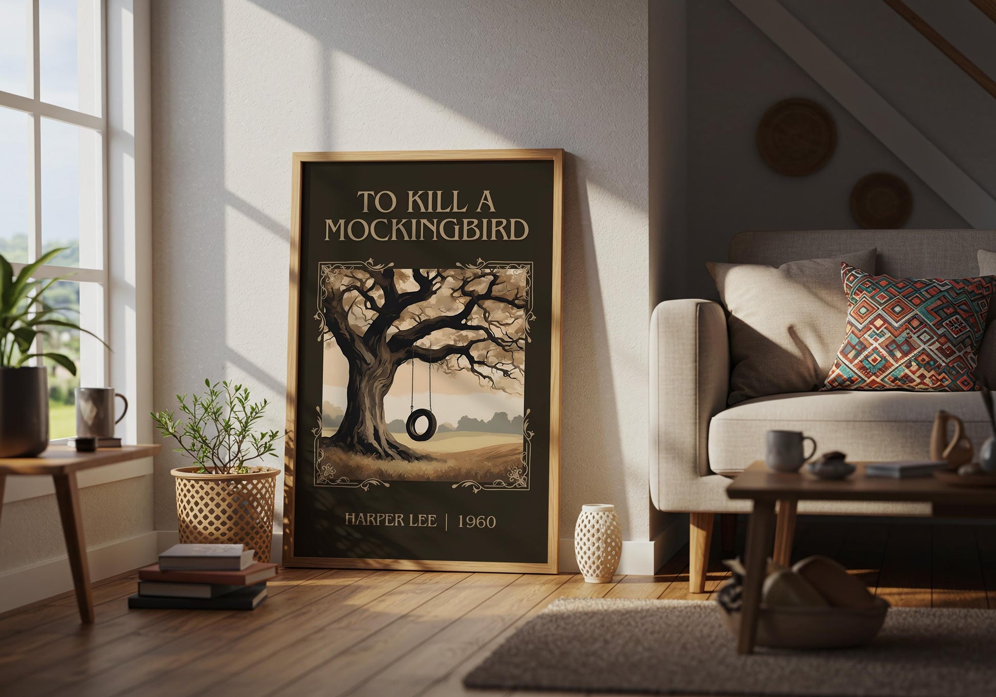 To Kill A Mockingbird by Harper Lee | Descriptive Book Poster | Minimalist