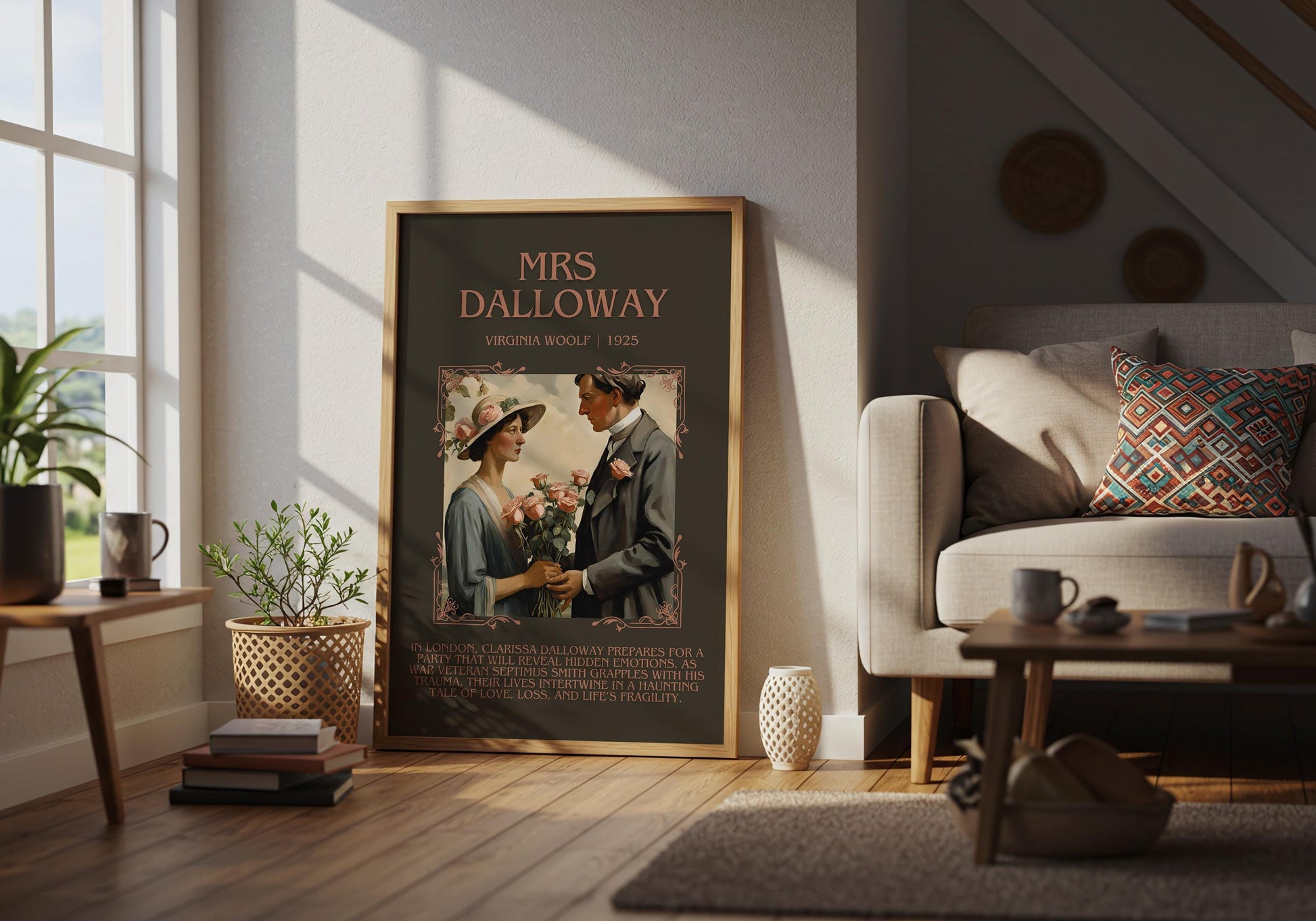Mrs Dalloway by Virginia Woolf | Descriptive Book Poster | Blurby