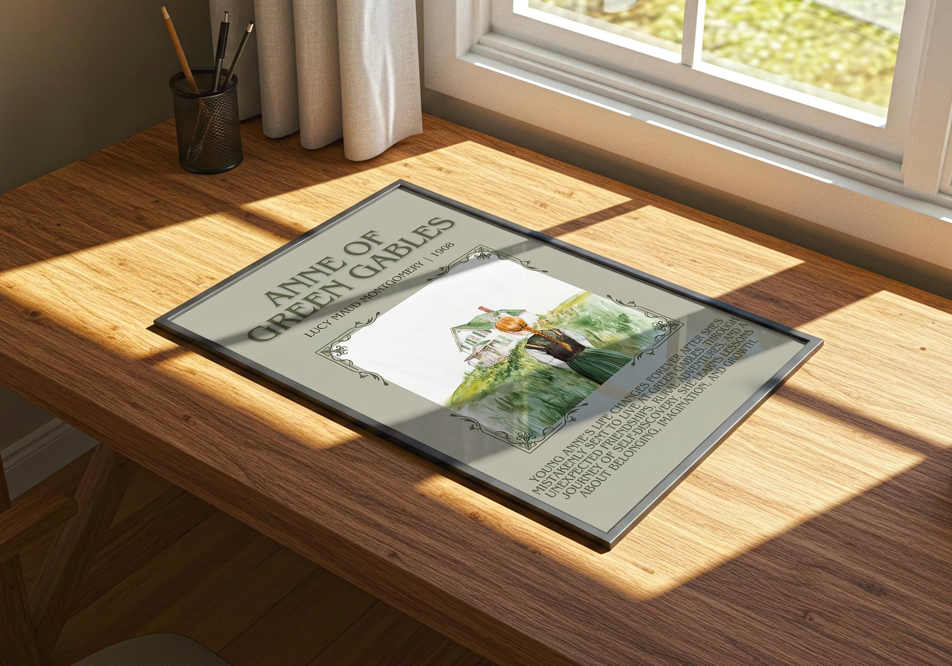 Anne Of Green Gables by Lucy Maud Montgomery | Descriptive Book Poster | Blurby