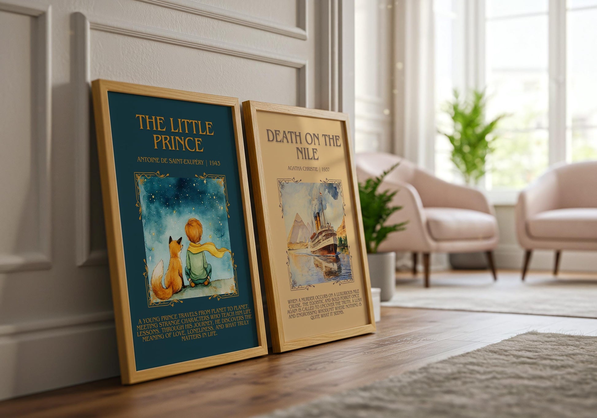 The Little Prince by Antoine de Saint-Exupéry | Descriptive Book Poster | Blurby