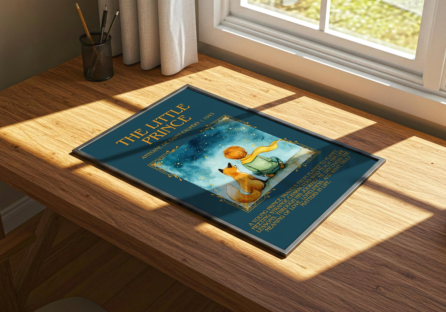 The Little Prince by Antoine de Saint-Exupéry | Descriptive Book Poster | Blurby