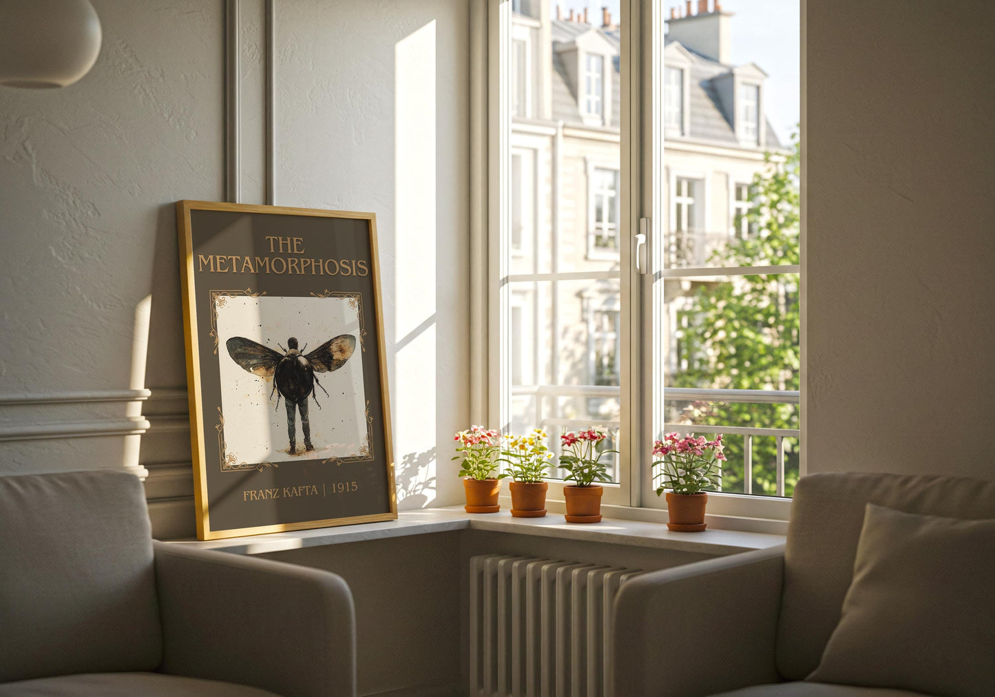 The Metamorphosis by Franz Kafta | Descriptive Book Poster | Minimalist