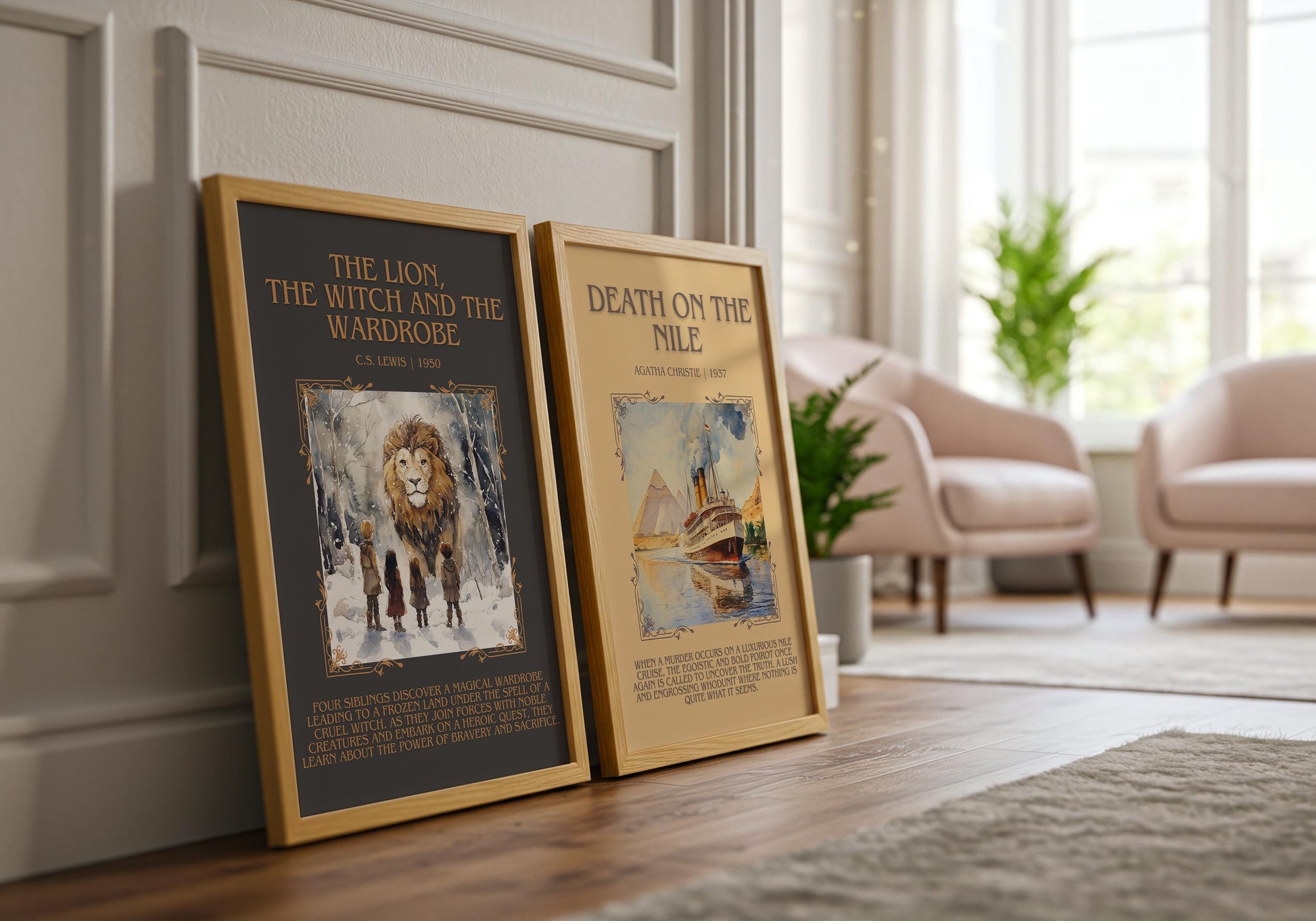 The Lion, The Witch and The Wardrobe by C.S.Lewis | Descriptive Book Poster | Blurby