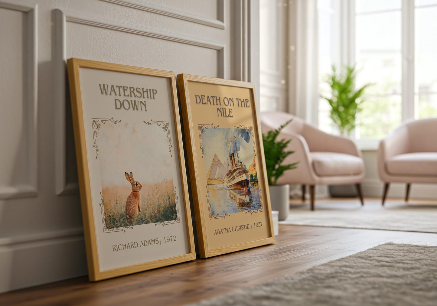 Watership Down by Richard Adams | Descriptive Book Poster | Minimalist